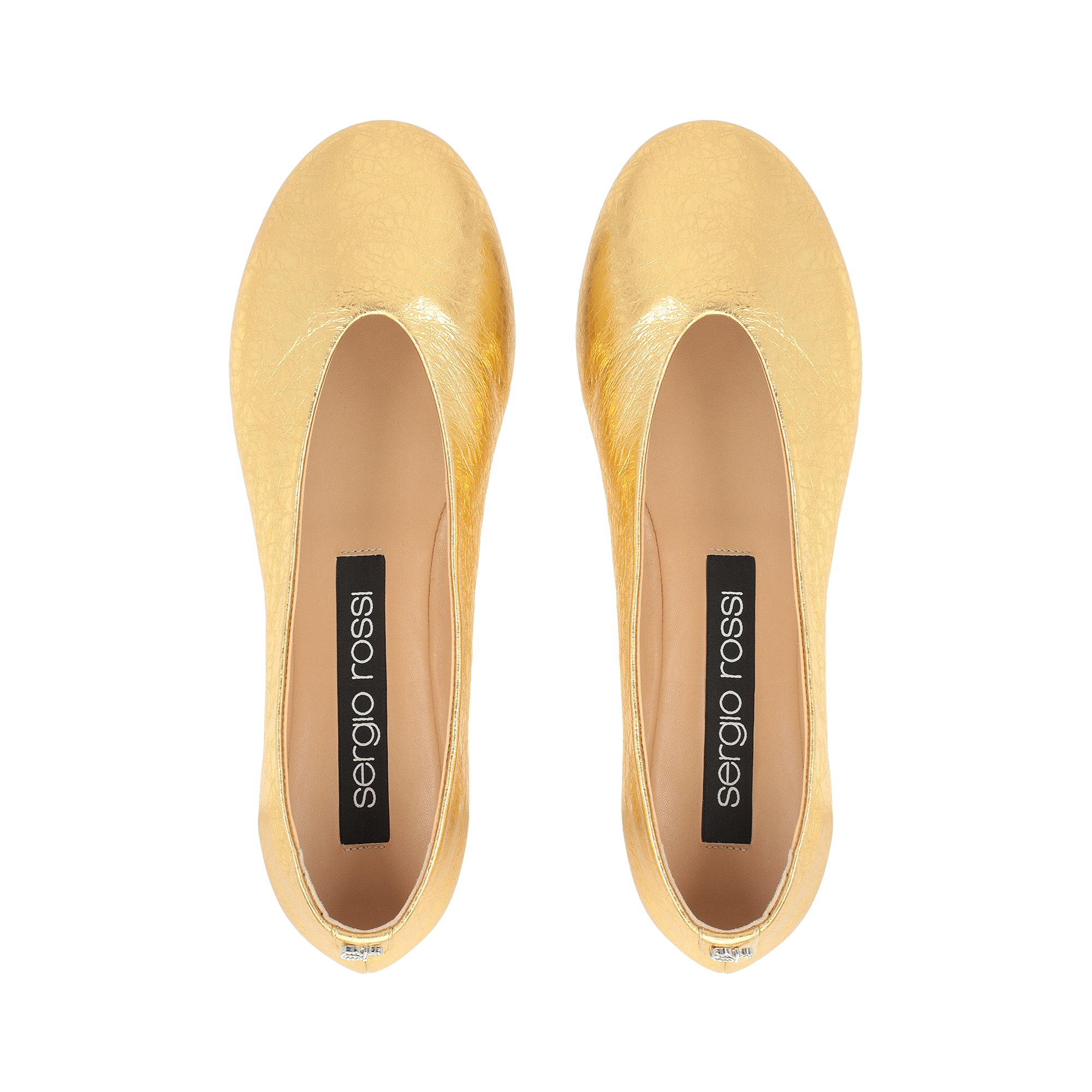 靴 SERGIO ROSSI Flat MOUTON Mocca Women's Ballet Flats & Loafers – Sergio Rossi
