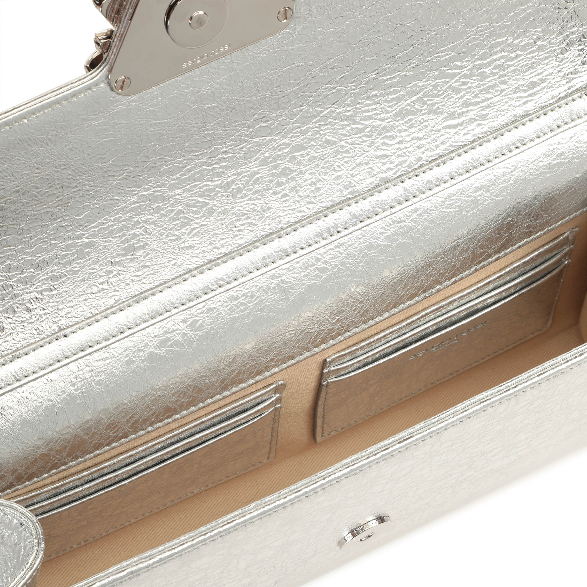 【直営店】Sergio Rossi Precious - Clutch クラッチバック Pochette ブラック , Precious - Clutch Black | Sergio Rossi