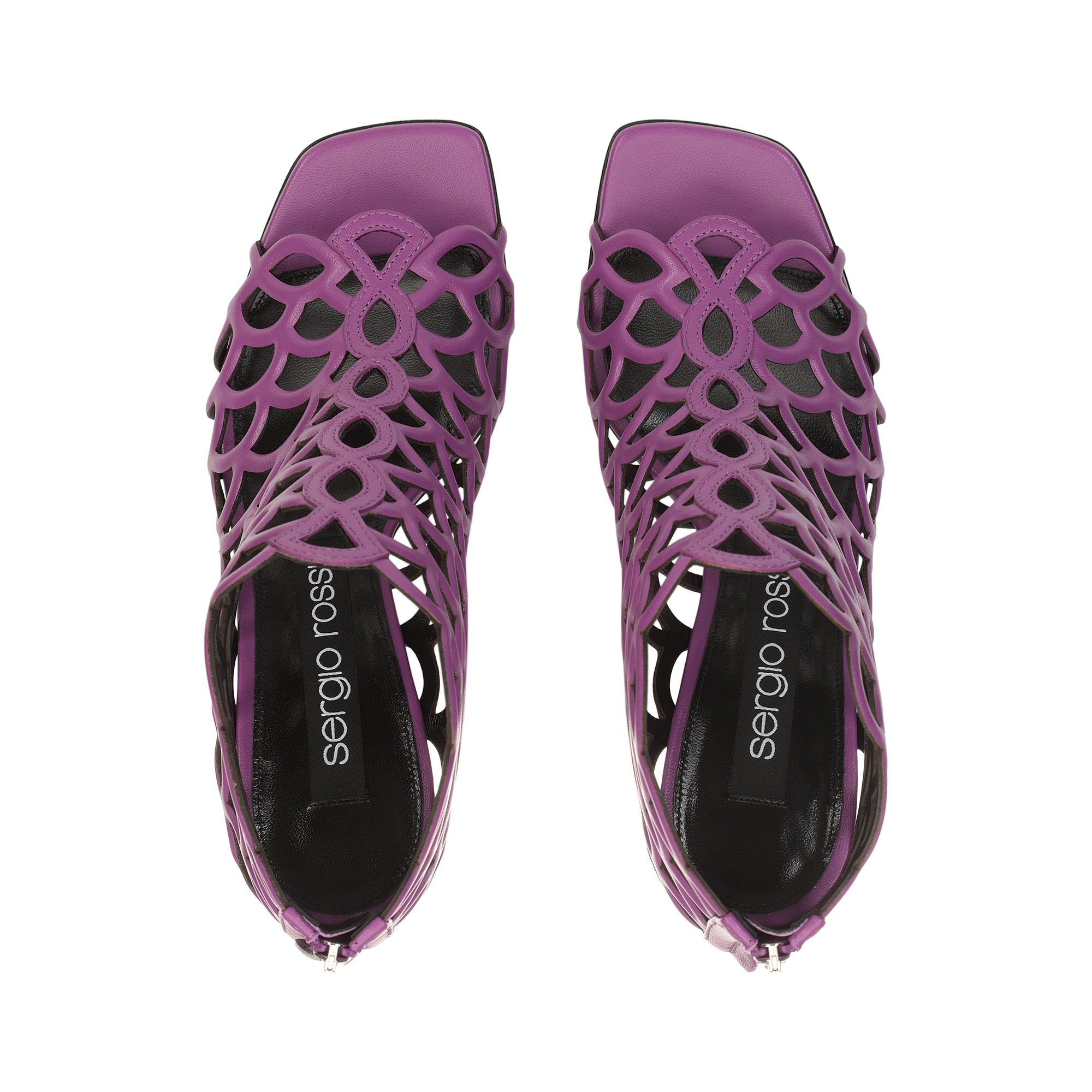 sale★ＦＷ24大人気セルジオロッシsr MermaidサンダルBuganvilia Sandals violet High heel: 100mm, sr Mermaid - Sandals