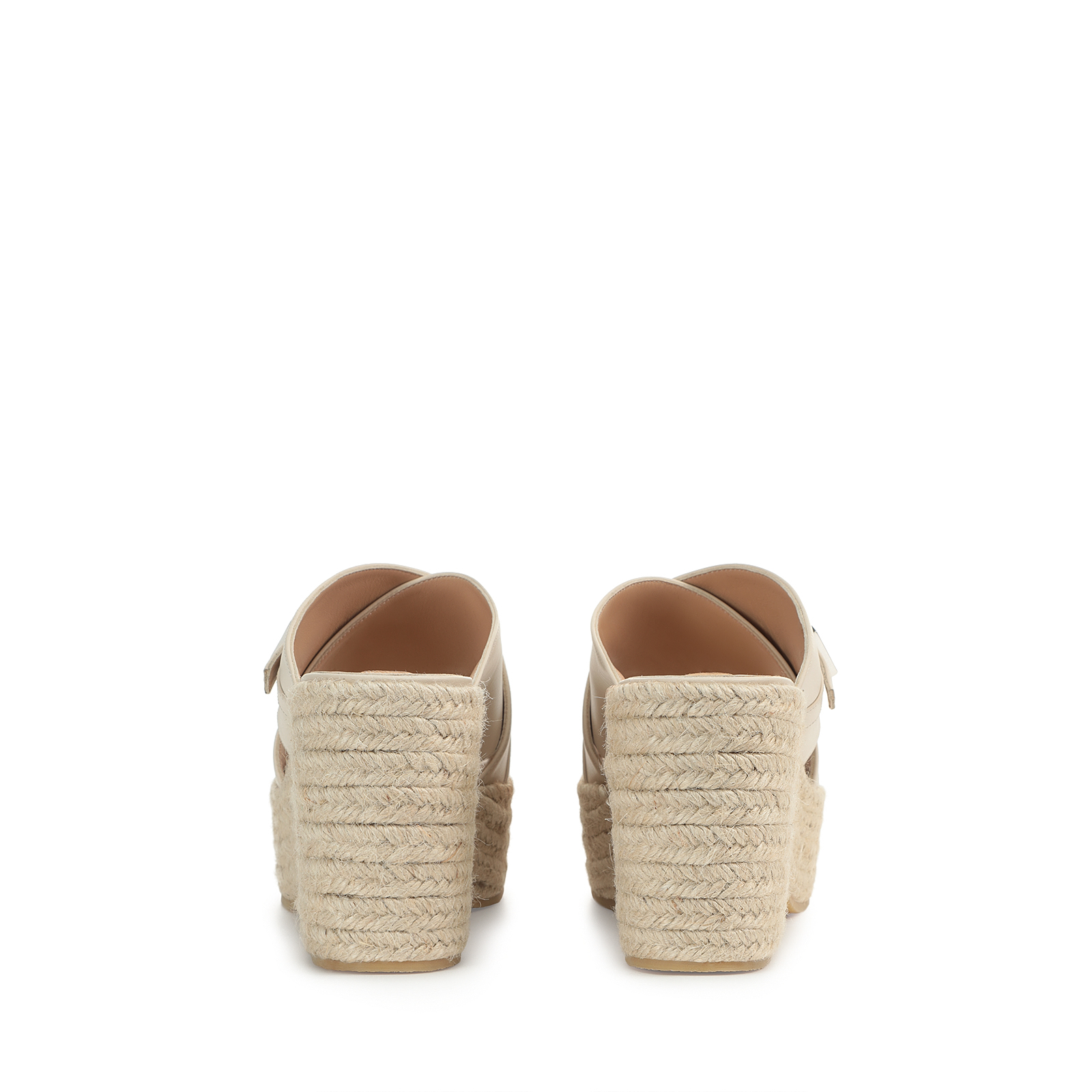 ウェッジ ベージュ ミッドヒール: 50mm, sr Nora - Wedges Chalk