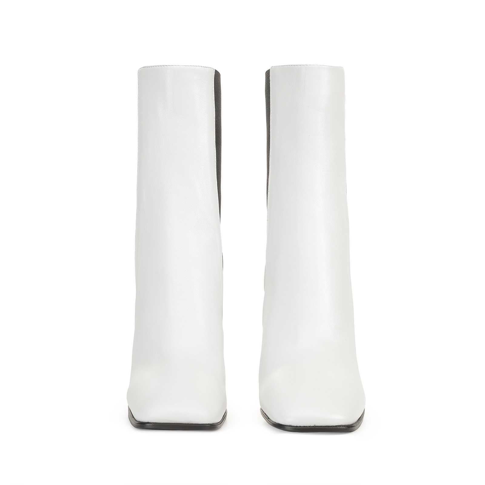 Booties White High heel: 80mm, sr Alicia - Booties White