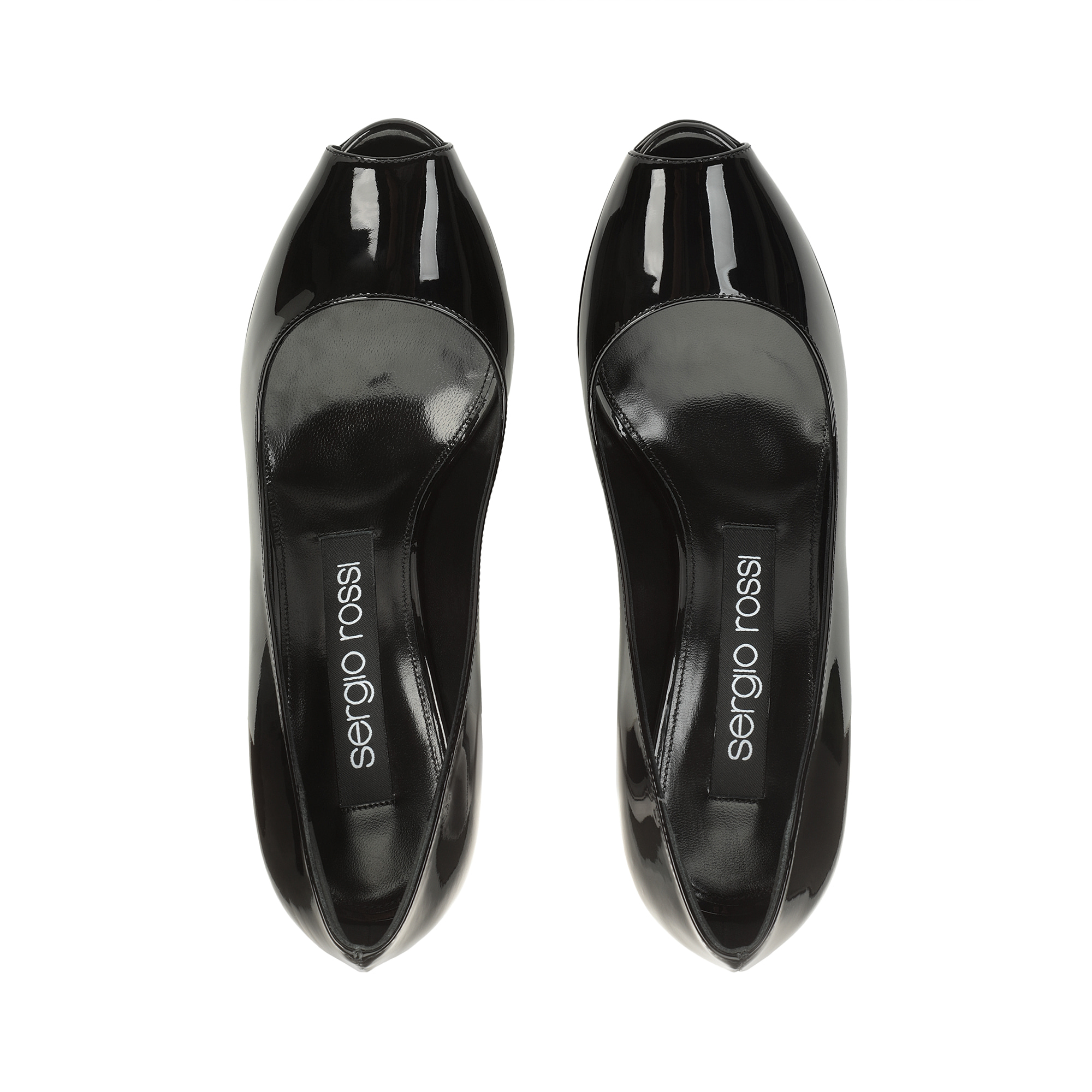 パンプス ブラック ミッドヒール: 75mm, sr Godiva Platform