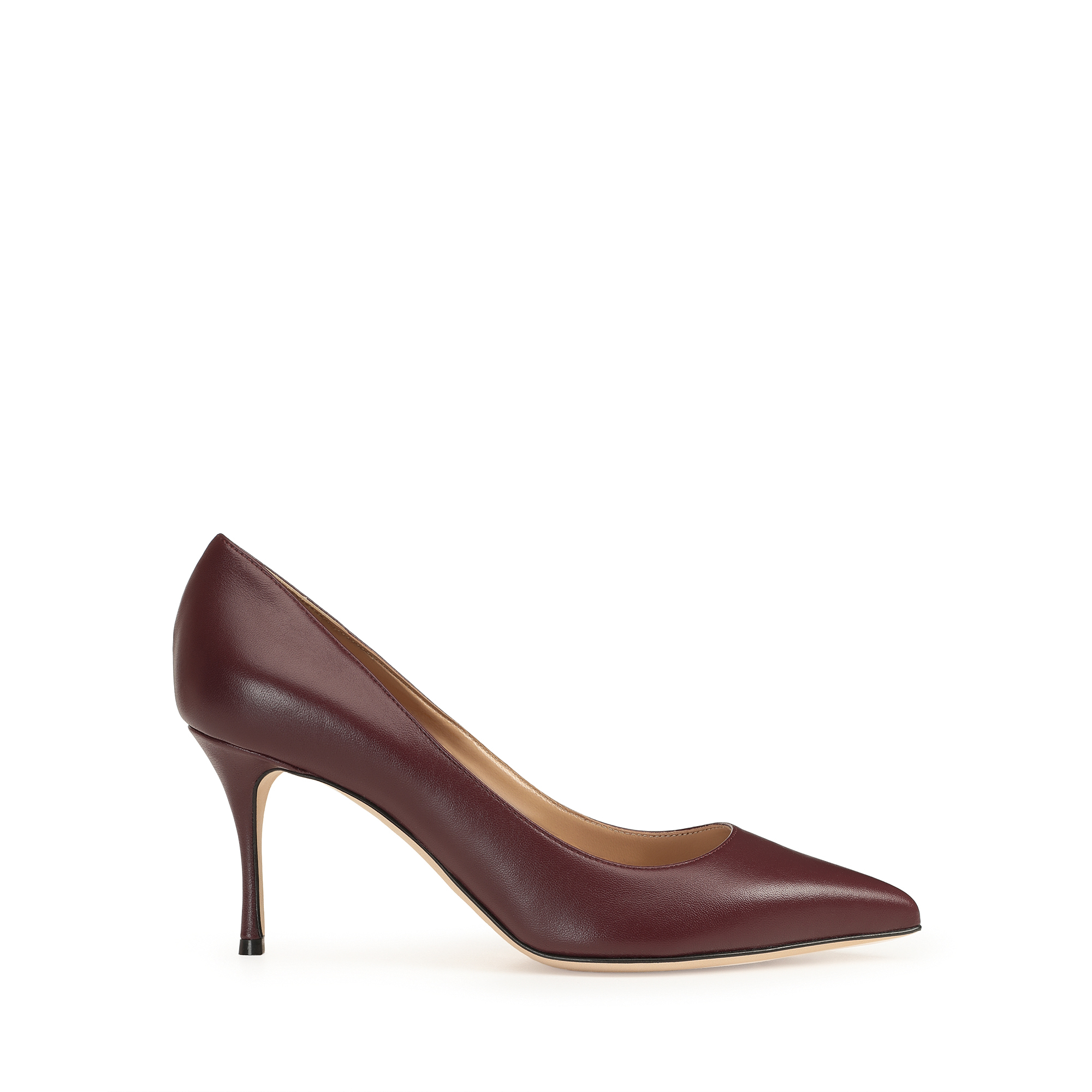 Pumps Red Mid heel: 75mm, Godiva - Pumps Wine | Sergio Rossi