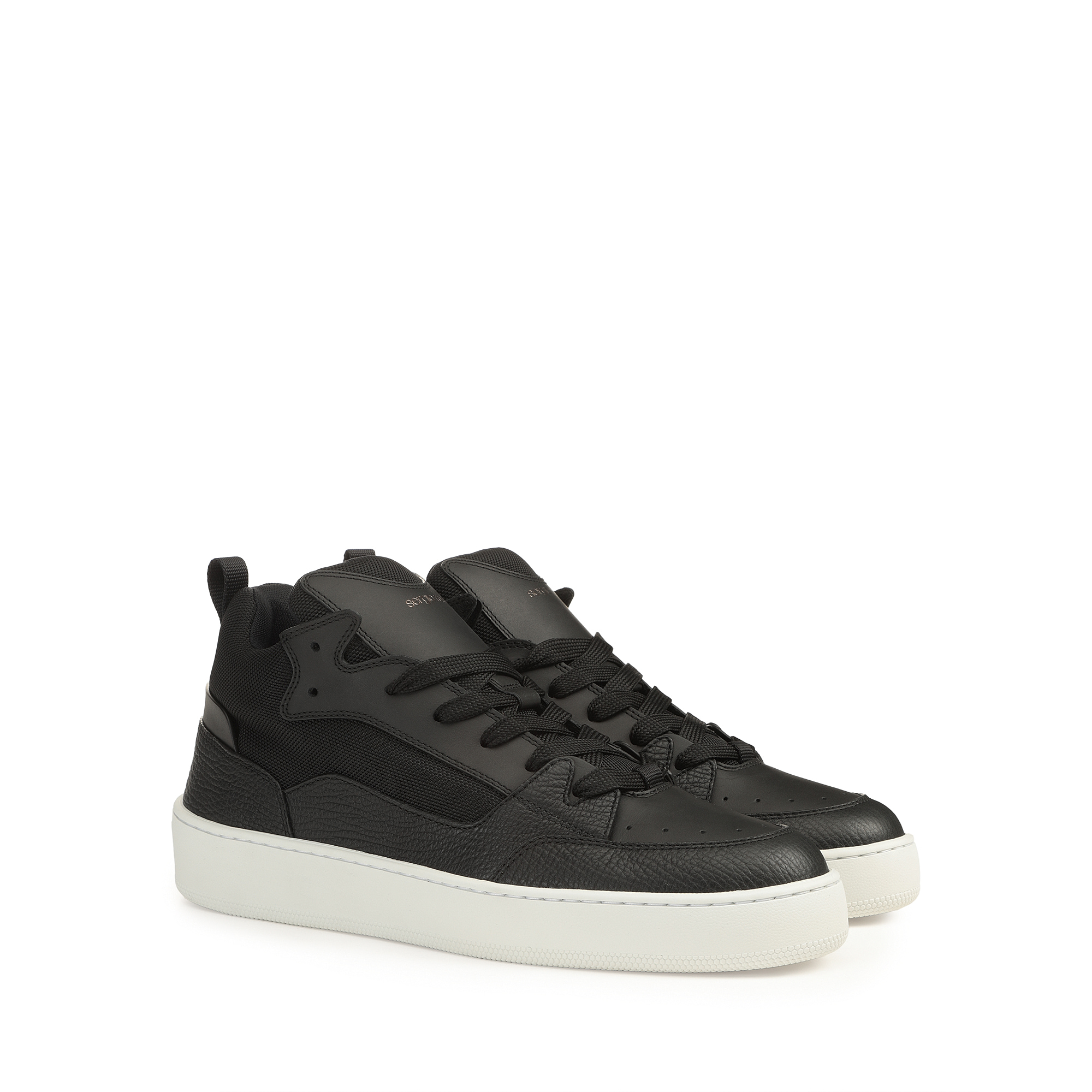 ★FW24★Sergio Rossiセルジオロッシ sr1 Addict-Sneakers Black Sneakers Black Flat, sr1 Addict - Sneakers Black | Sergio Rossi