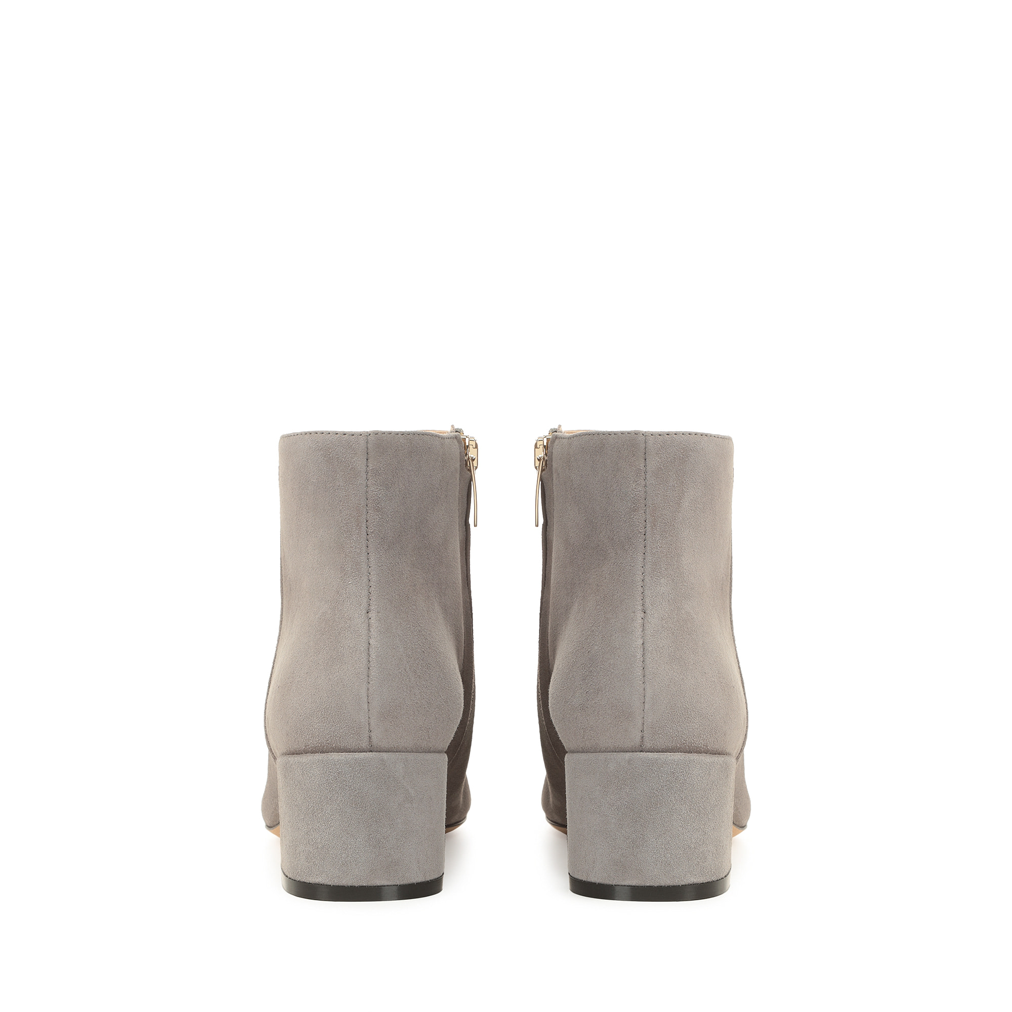 Booties Grey Low heel: 45mm, Virginia - Booties Zinco