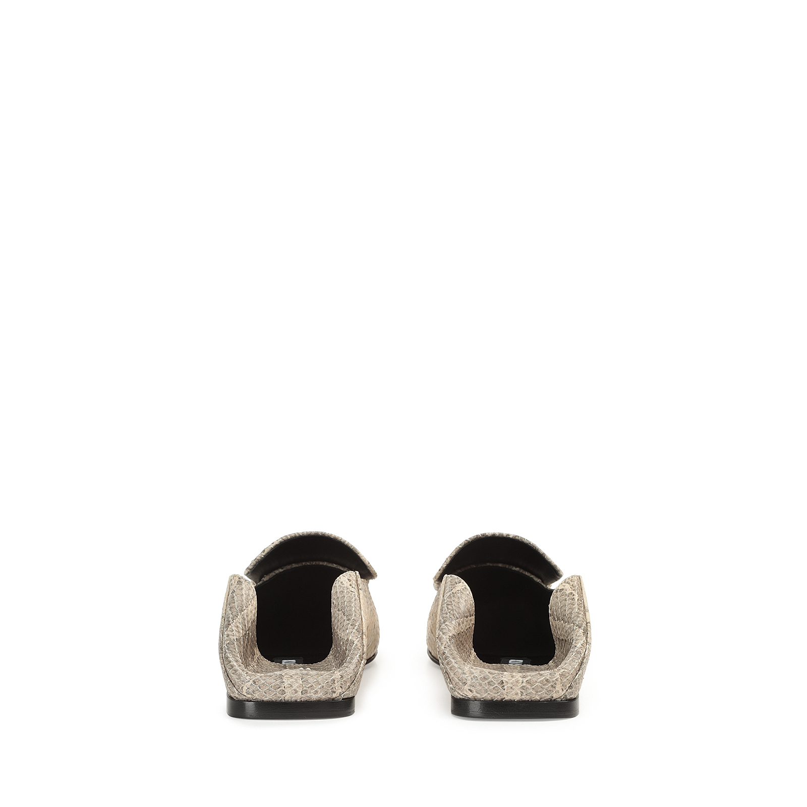 Slippers Grey Flat: 5mm, sr1 - Slippers Natur | Sergio Rossi