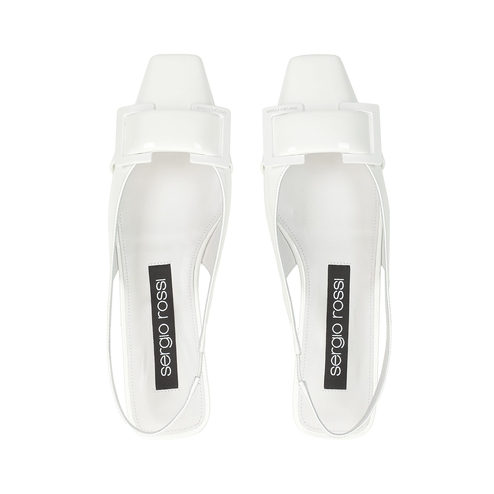 sergio rossi ホワイト シューズ 36 Slingbacks White Heel height: 15mm, sr Twenty - Slingbacks