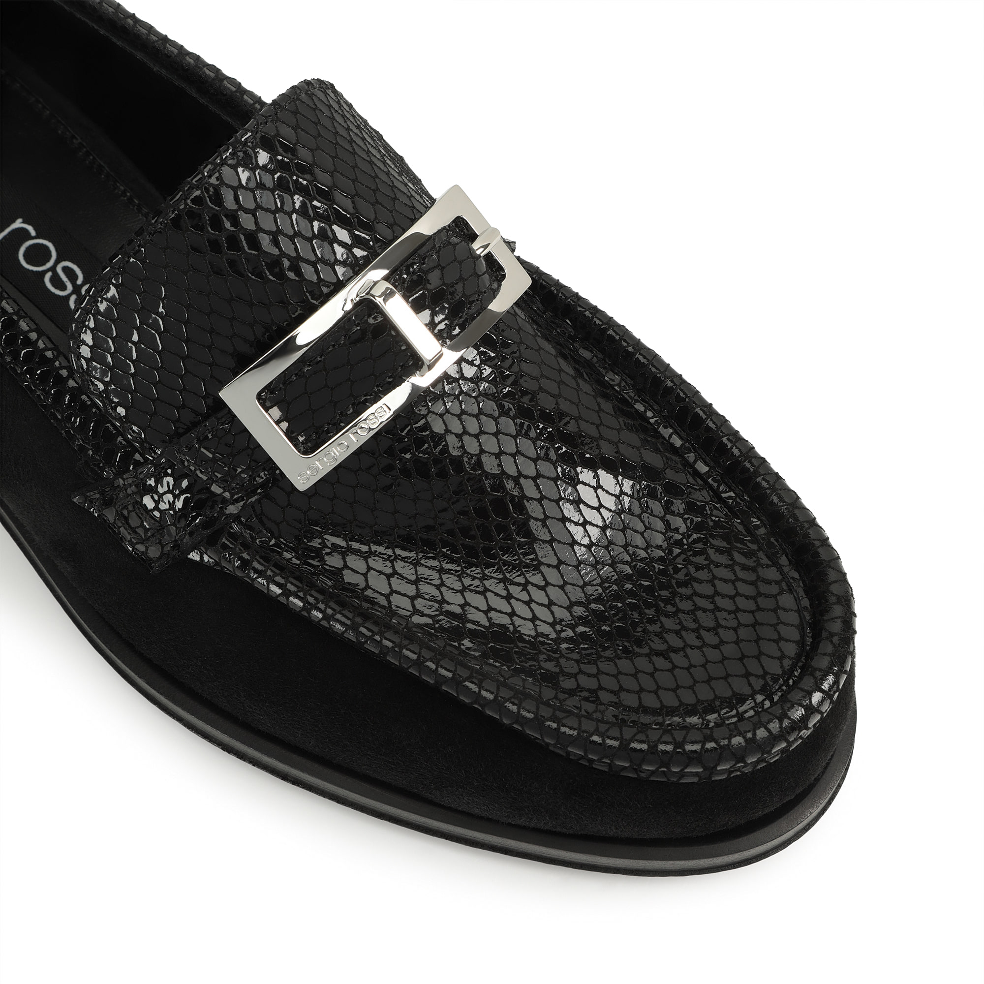 Loafers Black Low heel: 15mm, sr Nora - Loafers Black