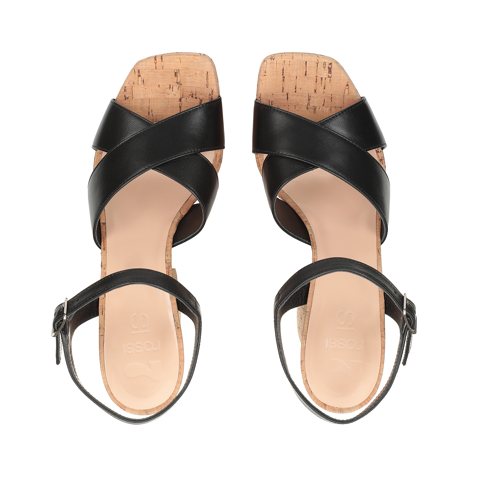 Sandals Black Heel height: 90mm, SI ROSSI - Sandals Black