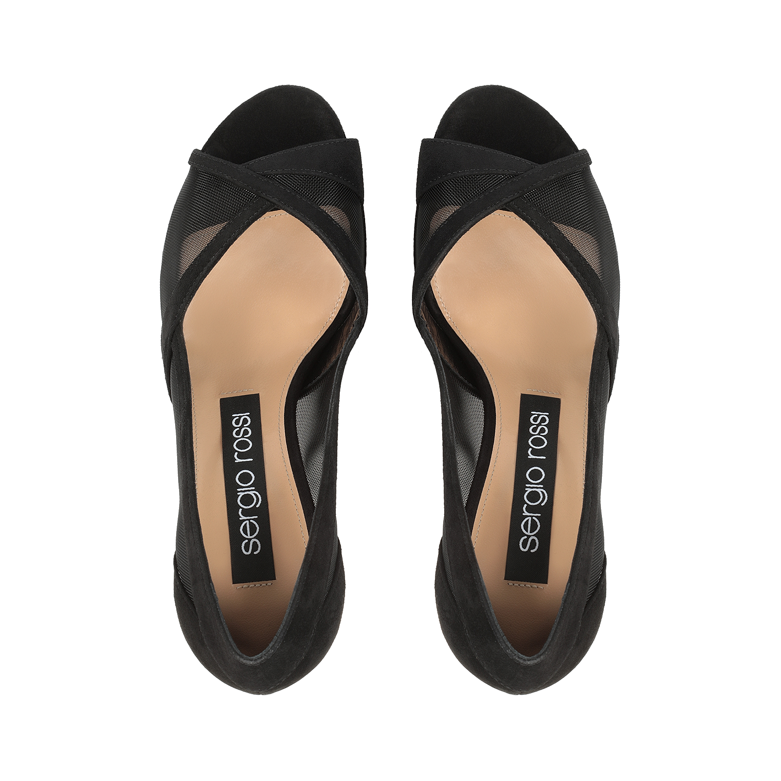 sergio rossi sr1 ブラック　レザー 36 ブラック Heel height: 80mm, Rayure | Sergio Rossi