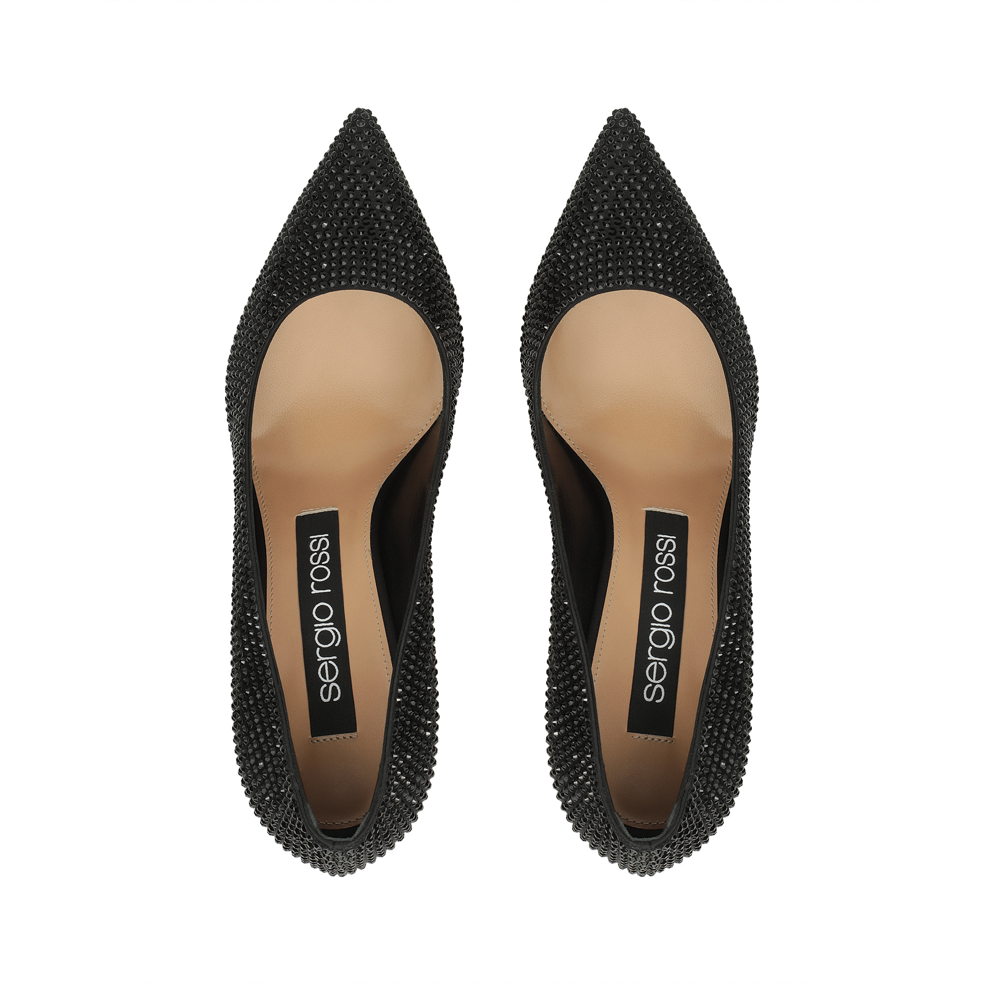 直営店☆SergioRossi☆Godiva シルバー＆メッシュ パンプス/90mm パンプス メタリック ヒールの高さ: 90mm, Godiva | Sergio Rossi