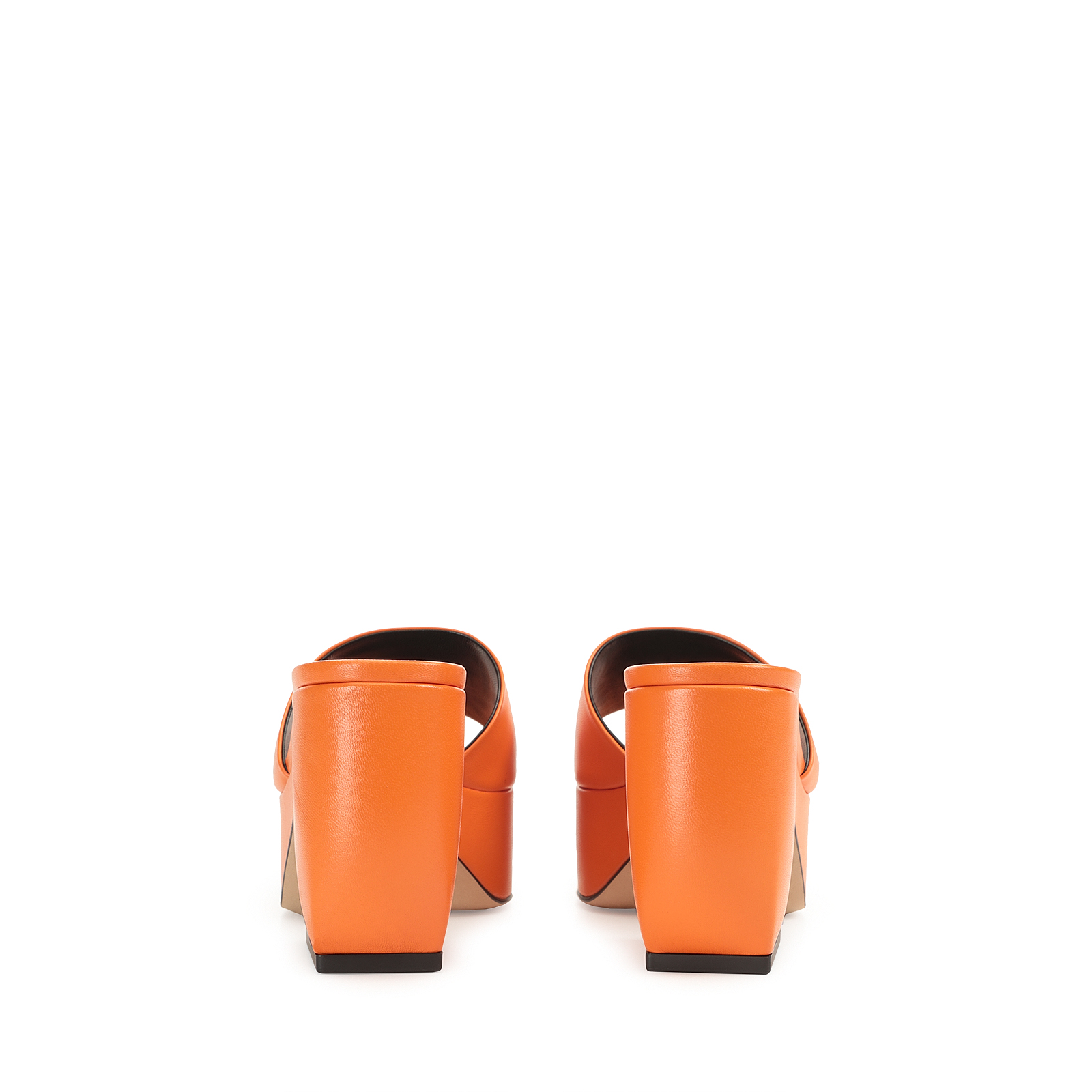 Sandals Red Low heel: 45mm, SI ROSSI | Sergio Rossi