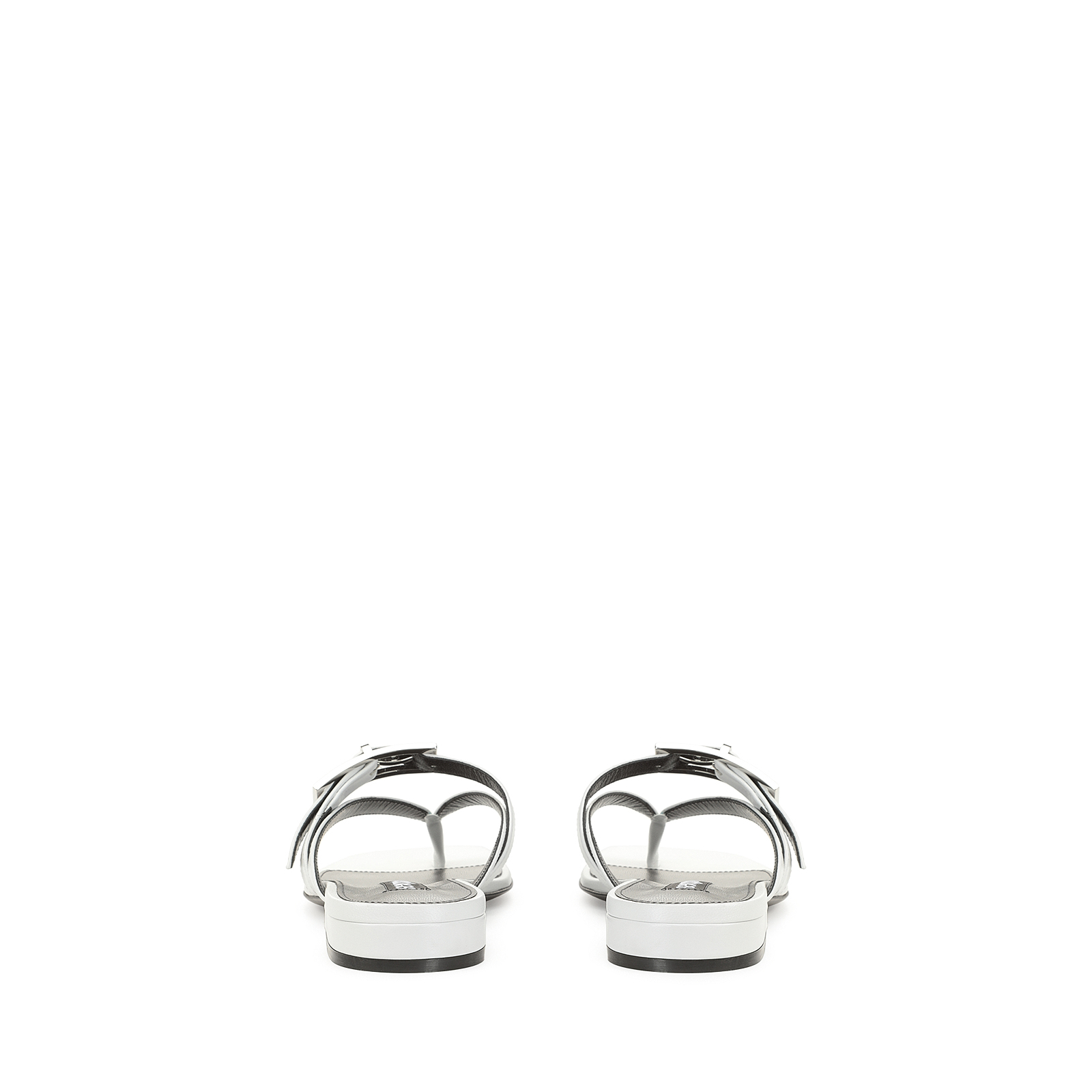 Sandals White Low heel: 15mm, sr Nora - Sandals White Sandals White Low heel: 15mm, sr Nora - Sandals White