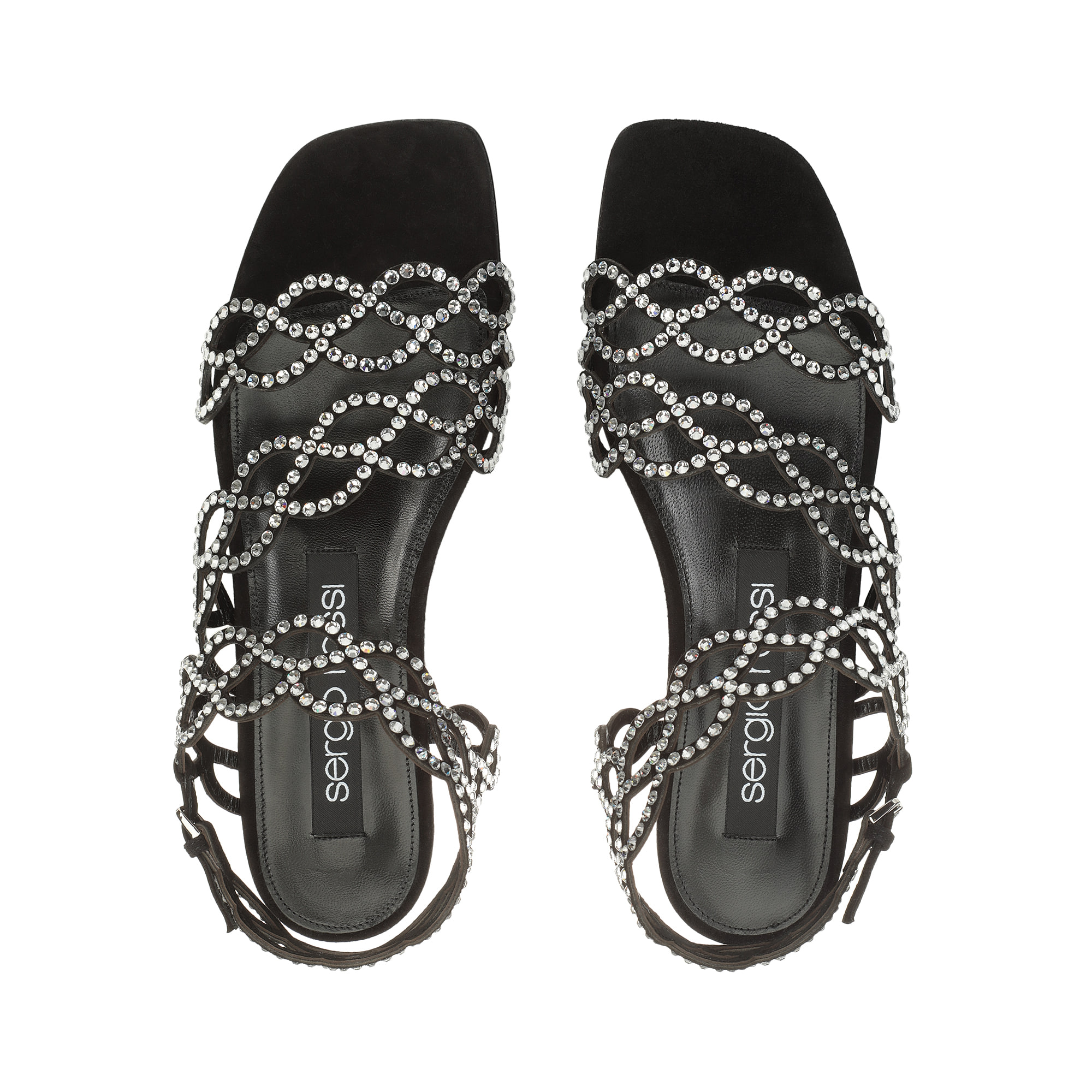 Sandales Noir Petit talon: 15mm, sr Mermaid - Flat sandals