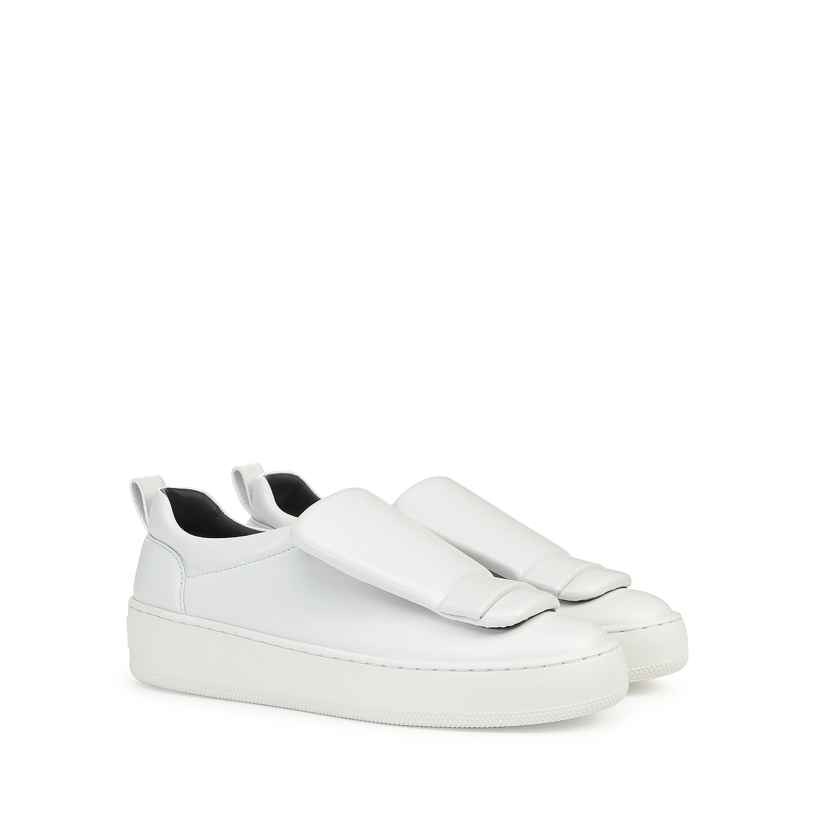 Sneakers White Flat: 5mm, sr1 Addict - Sneakers White