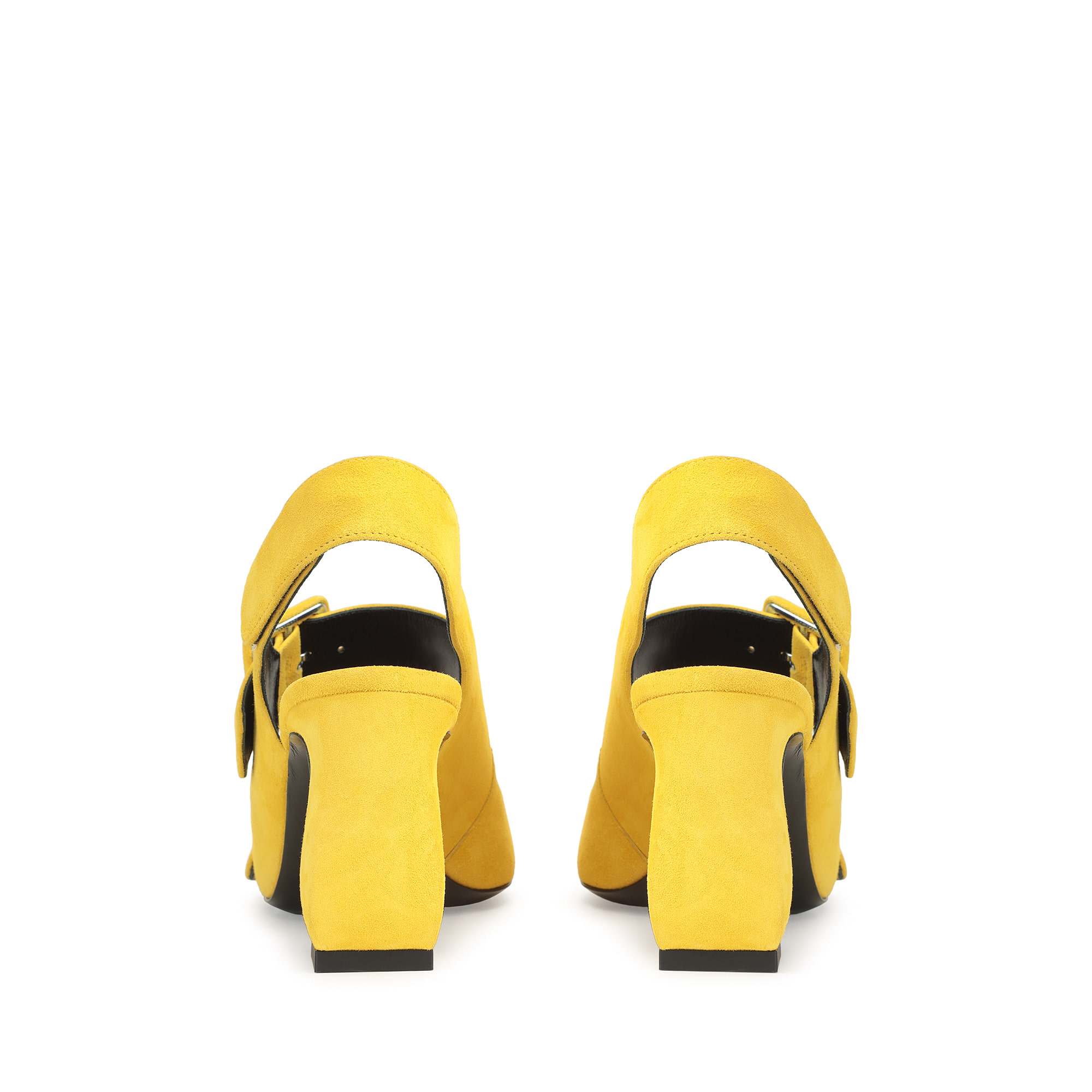 Sandals Yellow High heel: 80mm, SI ROSSI - Sandals Mimosa