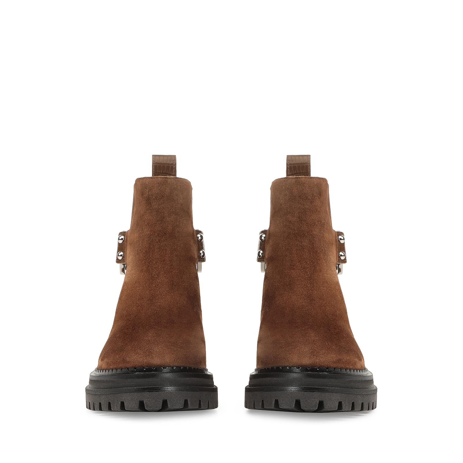 Booties Brown Heel height: 15mm, Motor | Sergio Rossi