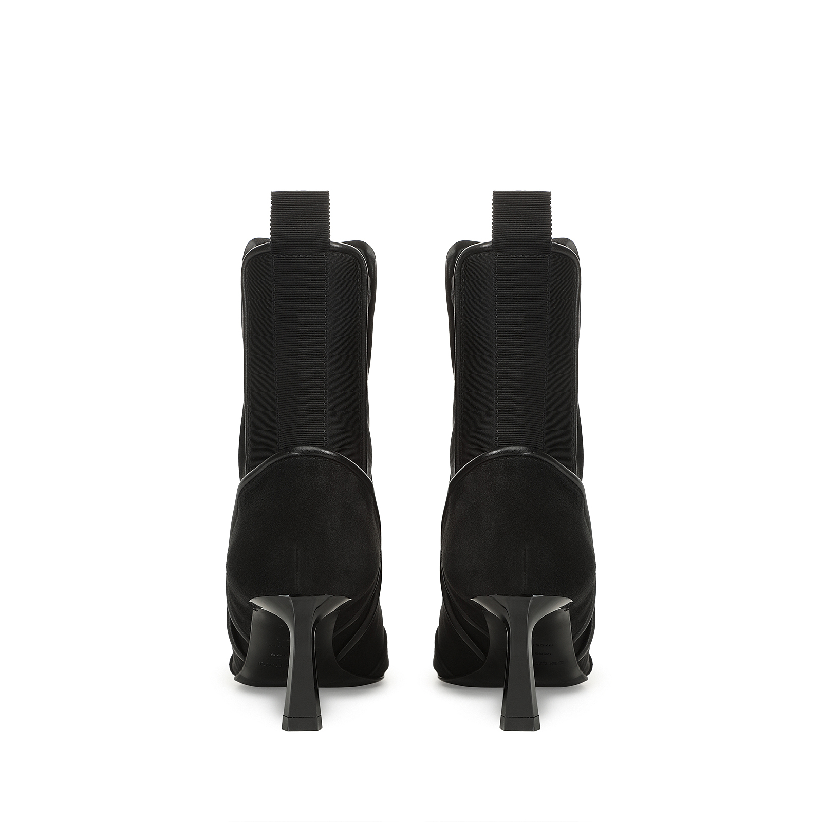 Booties Black Mid heel: 60mm, sr Drive - Booties Black Booties Black Mid heel: 60mm, sr Drive - Booties Black