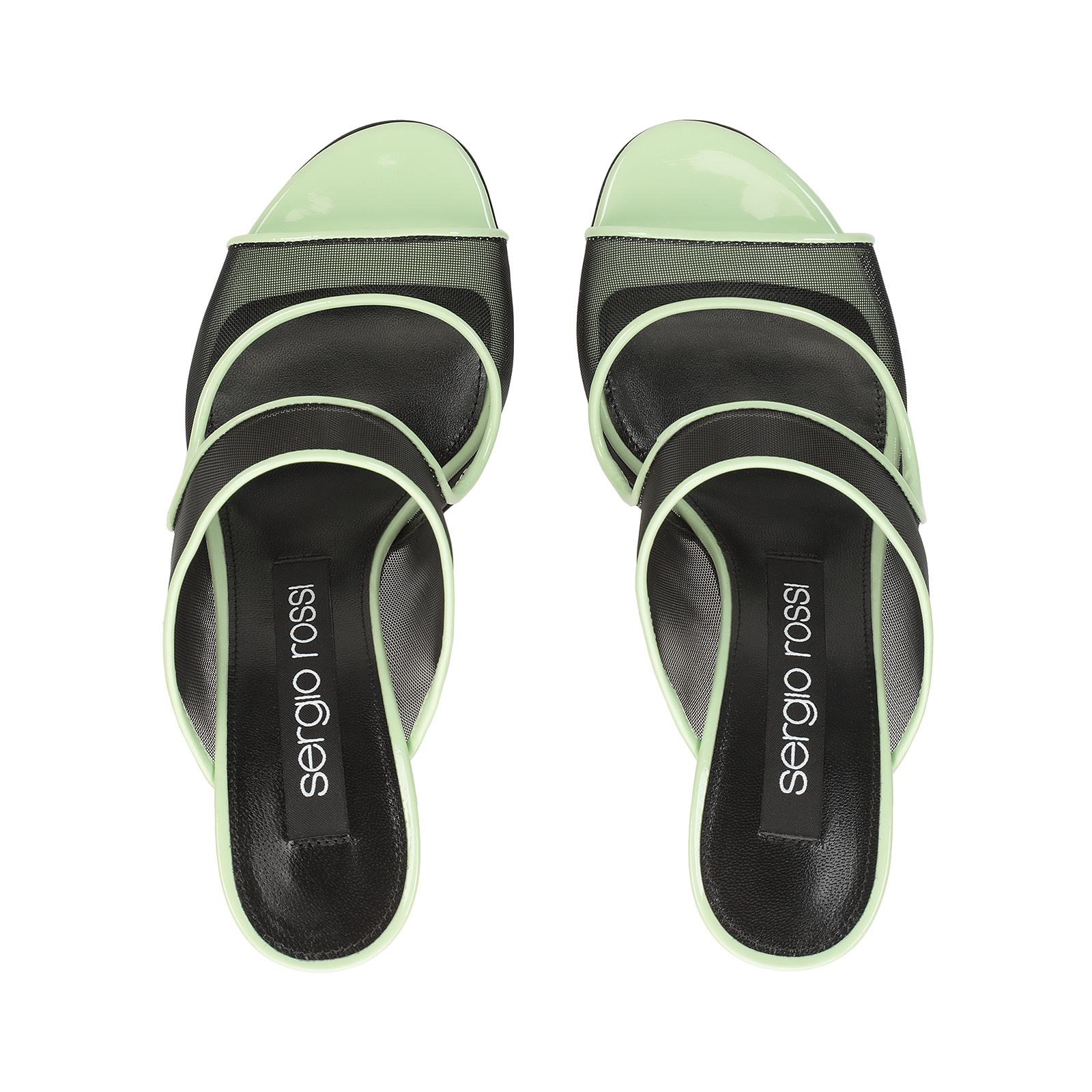 SERGIO ROSSI Godiva Sandal HH 90 mm サンダル サンダル ブラック ハイヒール: 90mm, Godiva - Sandals Black