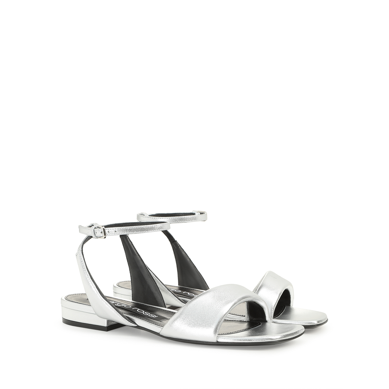 サンダル グレー ローヒール: 15mm, sr Spongy - Sandals