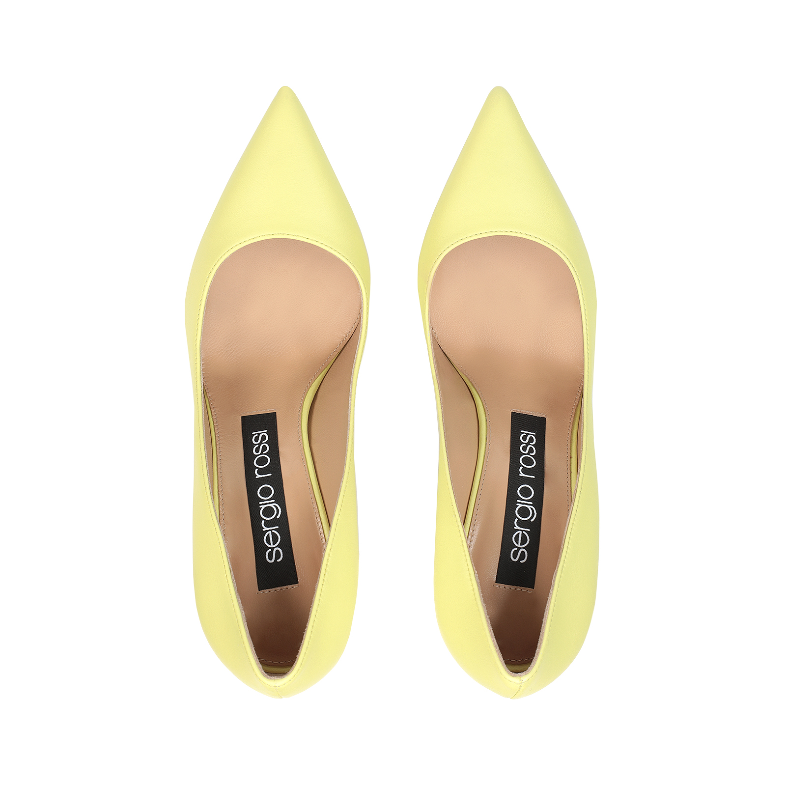Yellow Heel height: 90mm, Godiva | Sergio Rossi
