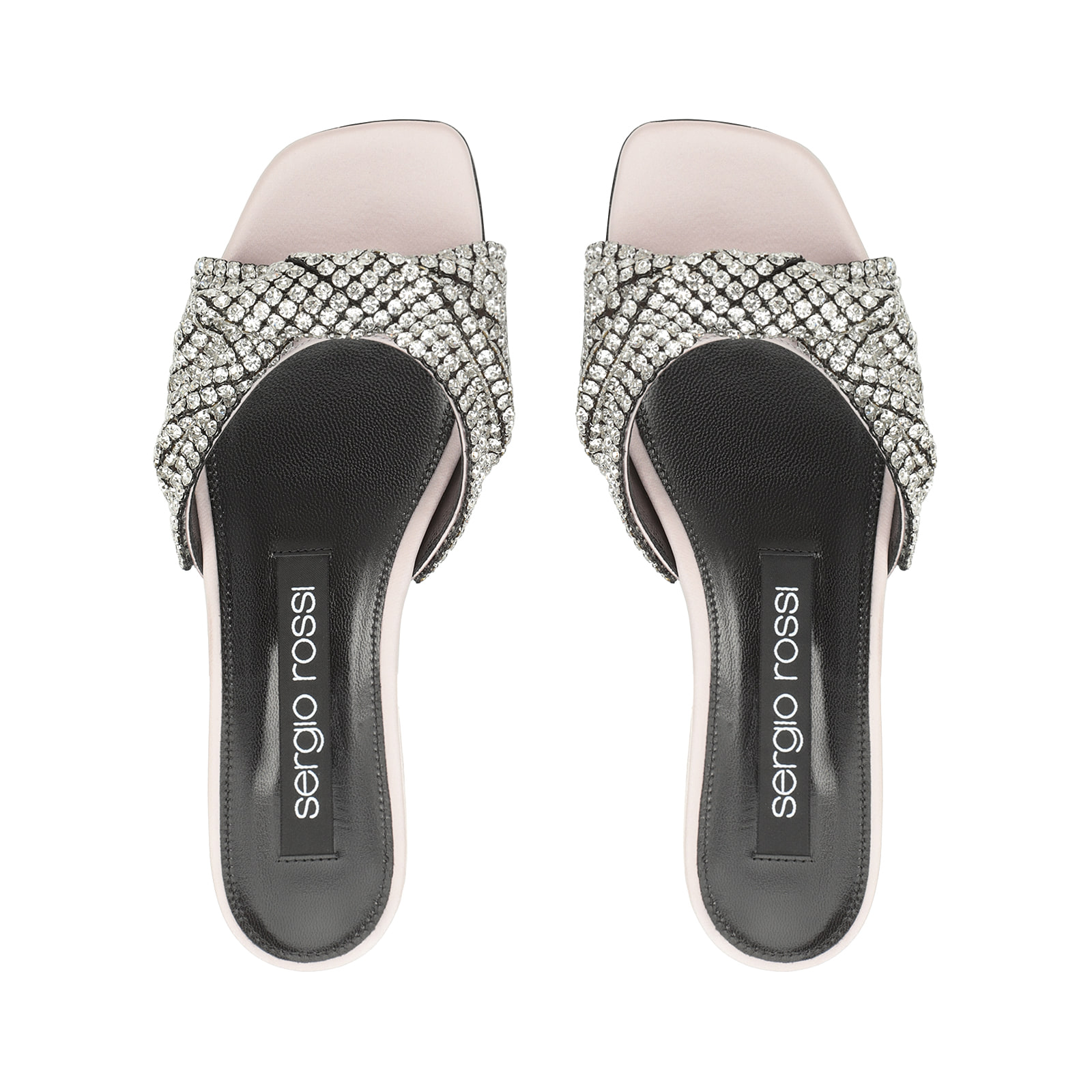 Sandals Pink Low heel: 15mm, sr Evangelie - Sandals Pale