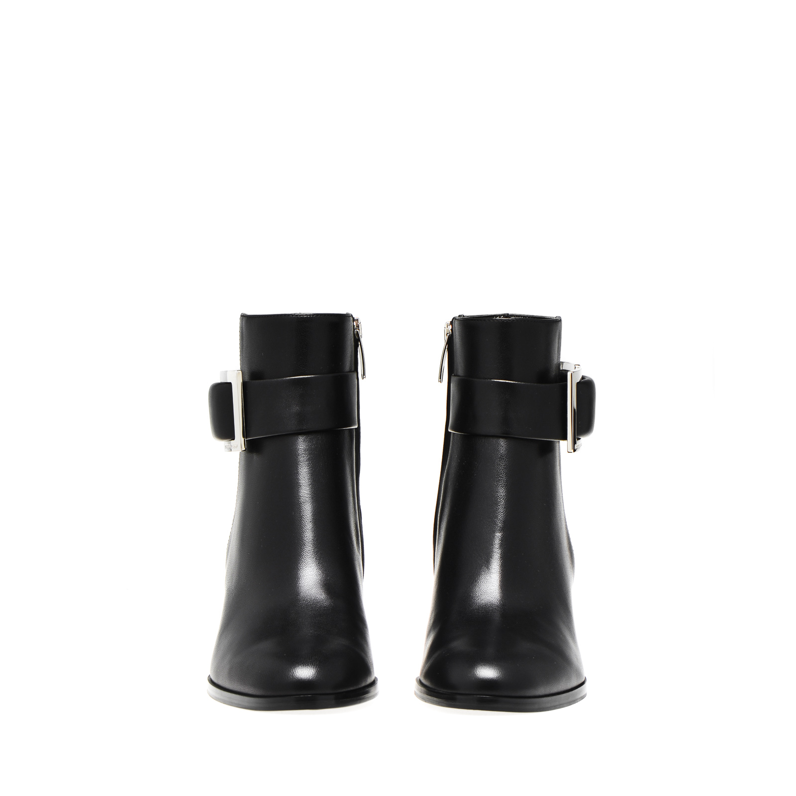 【Sergio Rossi】Carla Texano Bootie HH 45 mm Stivaletti Nero Altezza tacco: 45mm, Carla - Booties Black