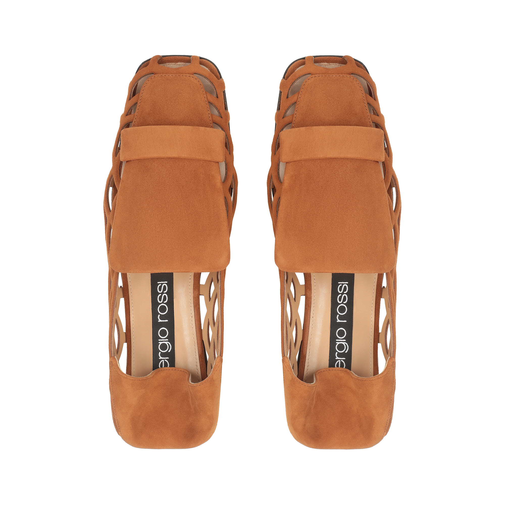 ★完売必至★【Sergio Rossi】 sr1 Mermaid-Slippers Macadamia Slippers Brown Flat: 5mm, sr1 Mermaid - Slippers Macadamia