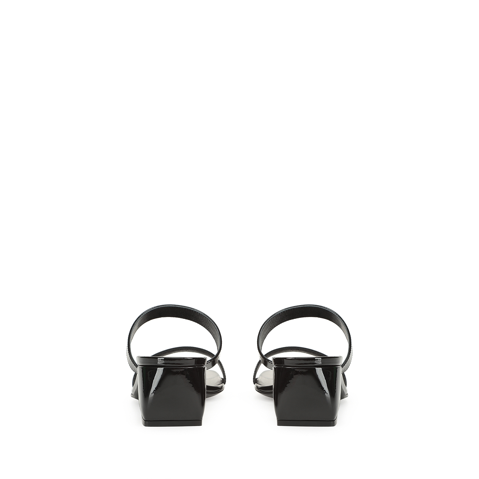 Sandals Black Low heel: 45mm, SI ROSSI - Sandals Black