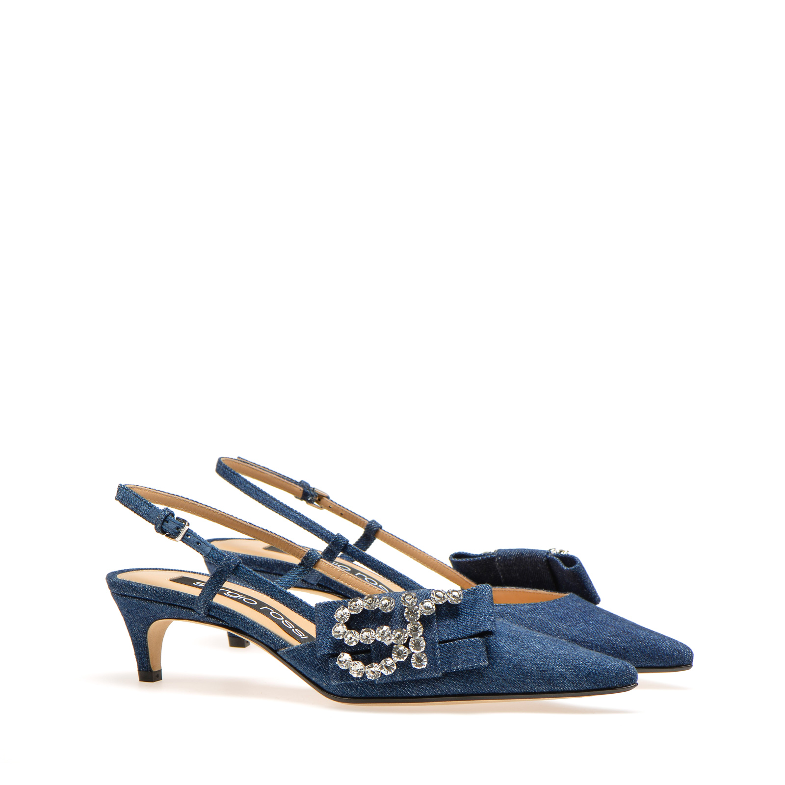 美品 sergio rossi SR ICONA グレー ミュール 美品 sergio rossi SR ICONA グレー ミュール