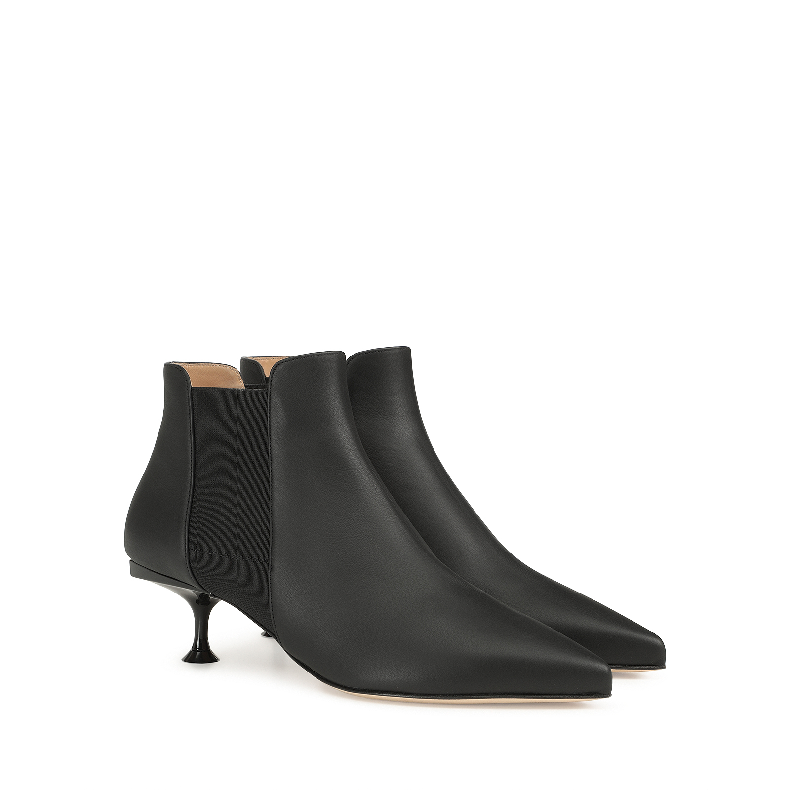 Booties Grey Mid heel: 50mm, sr Milano | Sergio Rossi