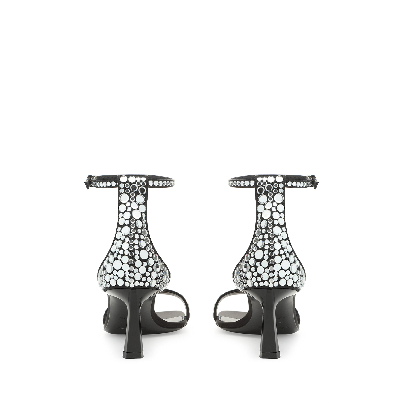 Sandals Black Mid heel: 60mm, sr Liya - Sandals Black