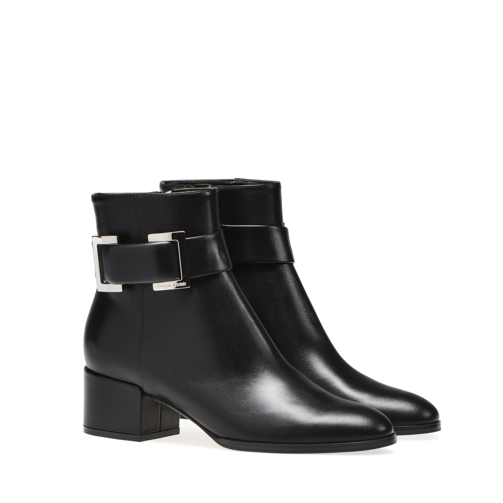 Booties Black Low heel: 45mm, sr Prince - Booties Black | Sergio Rossi