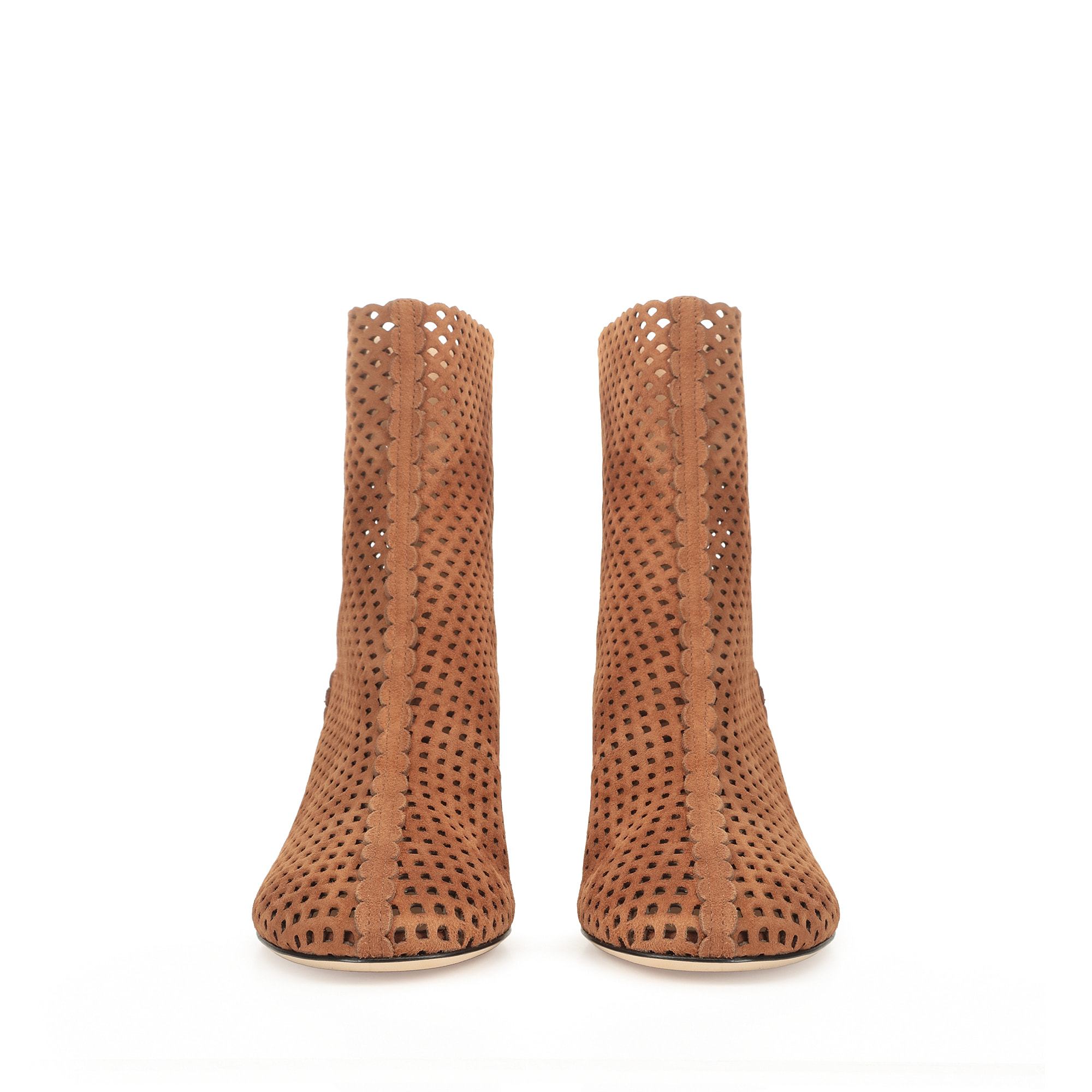 Booties Brown Mid heel: 50mm, sr Micro Mermaid - Booties