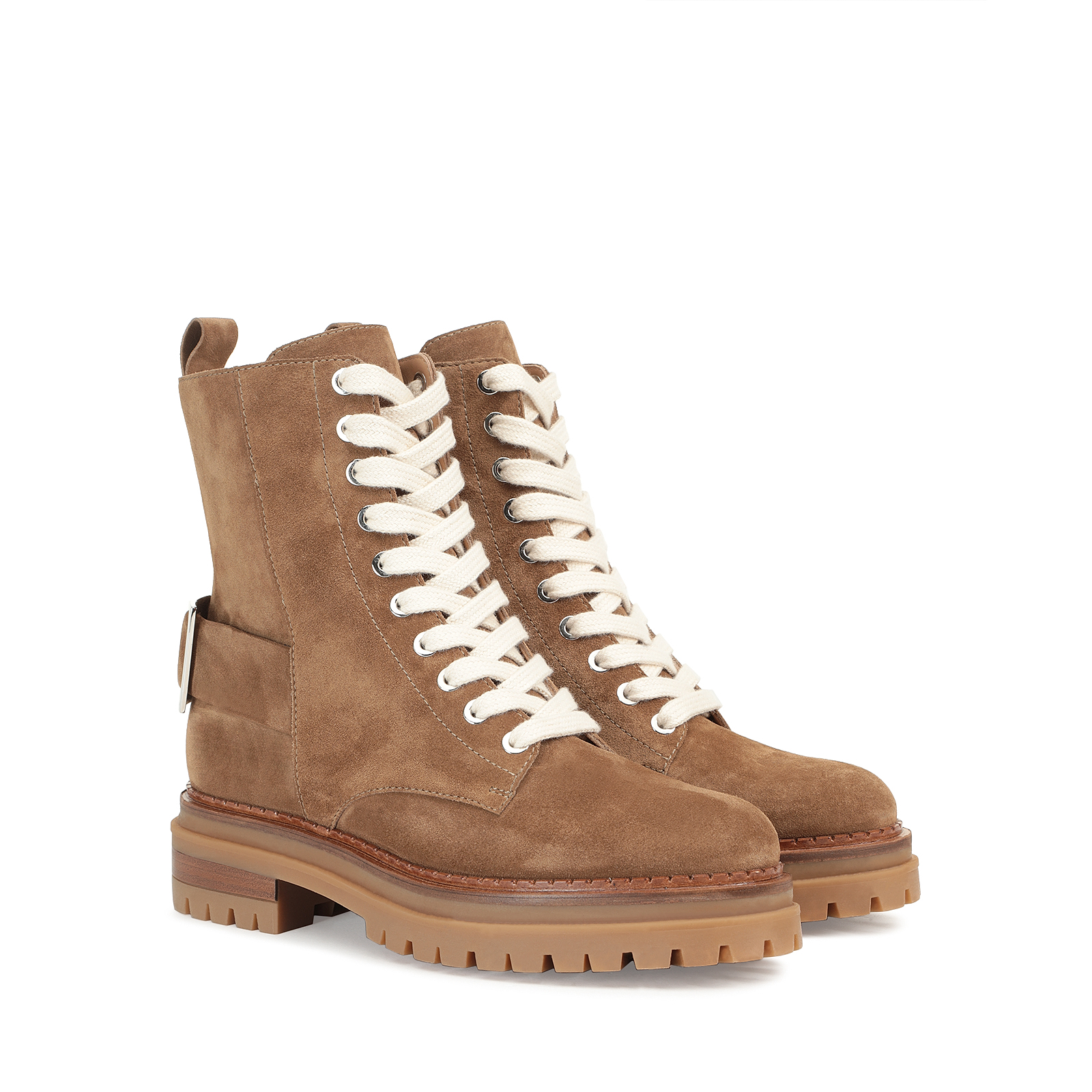 Sergio Rossi Brown Suede Boots, Size 