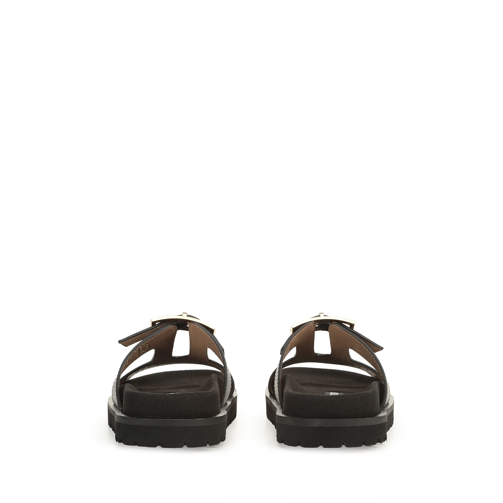 【直営店】sr Nora - Flat sandals Black サンダル サンダル ブラック フラット, sr Nora - Flat sandals Black