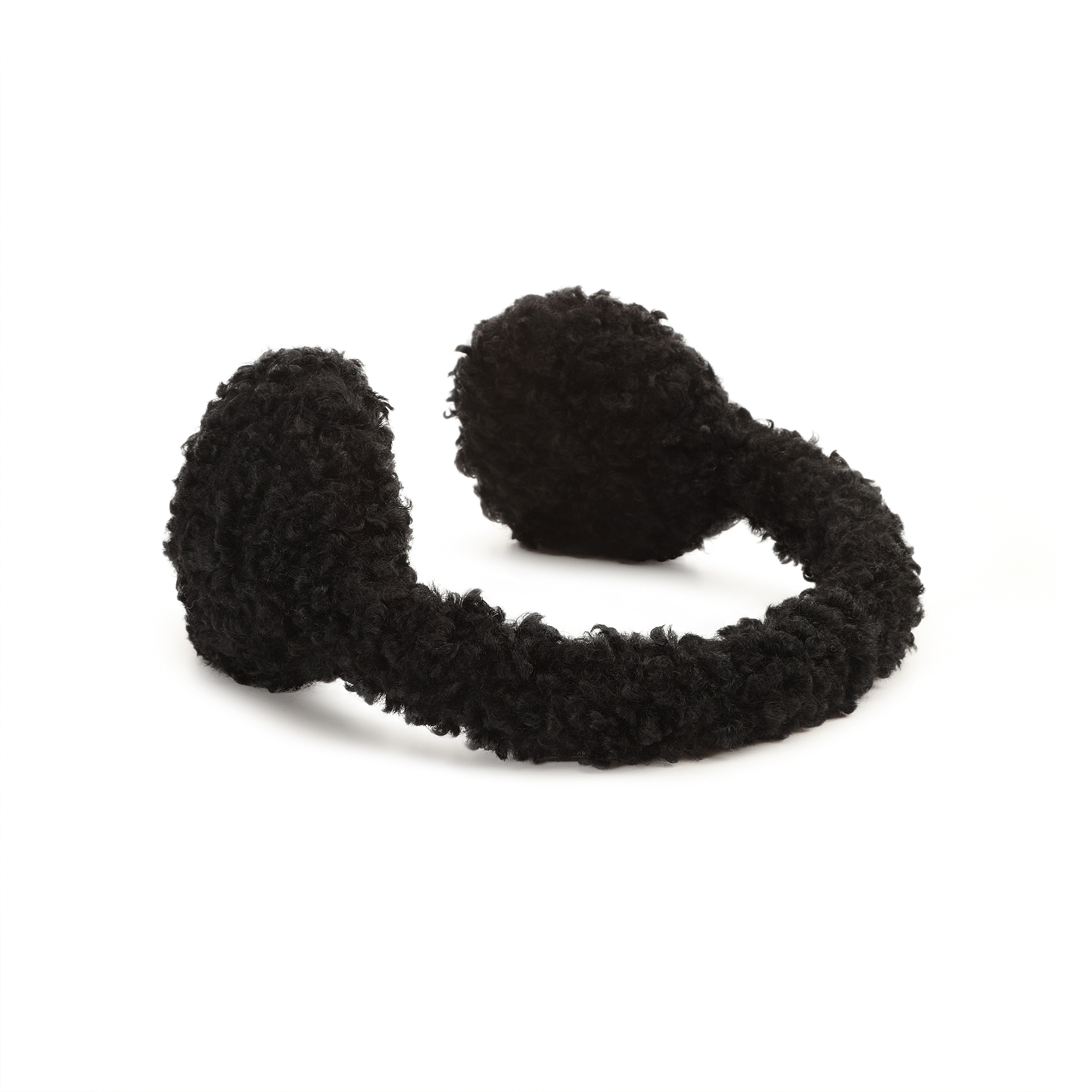 【★完売必至★】SERGIO ROSSI ☆ sr Muppet イヤーマフ Earmuffs ブラック , sr Muppet - Earmuffs Black | Sergio Rossi