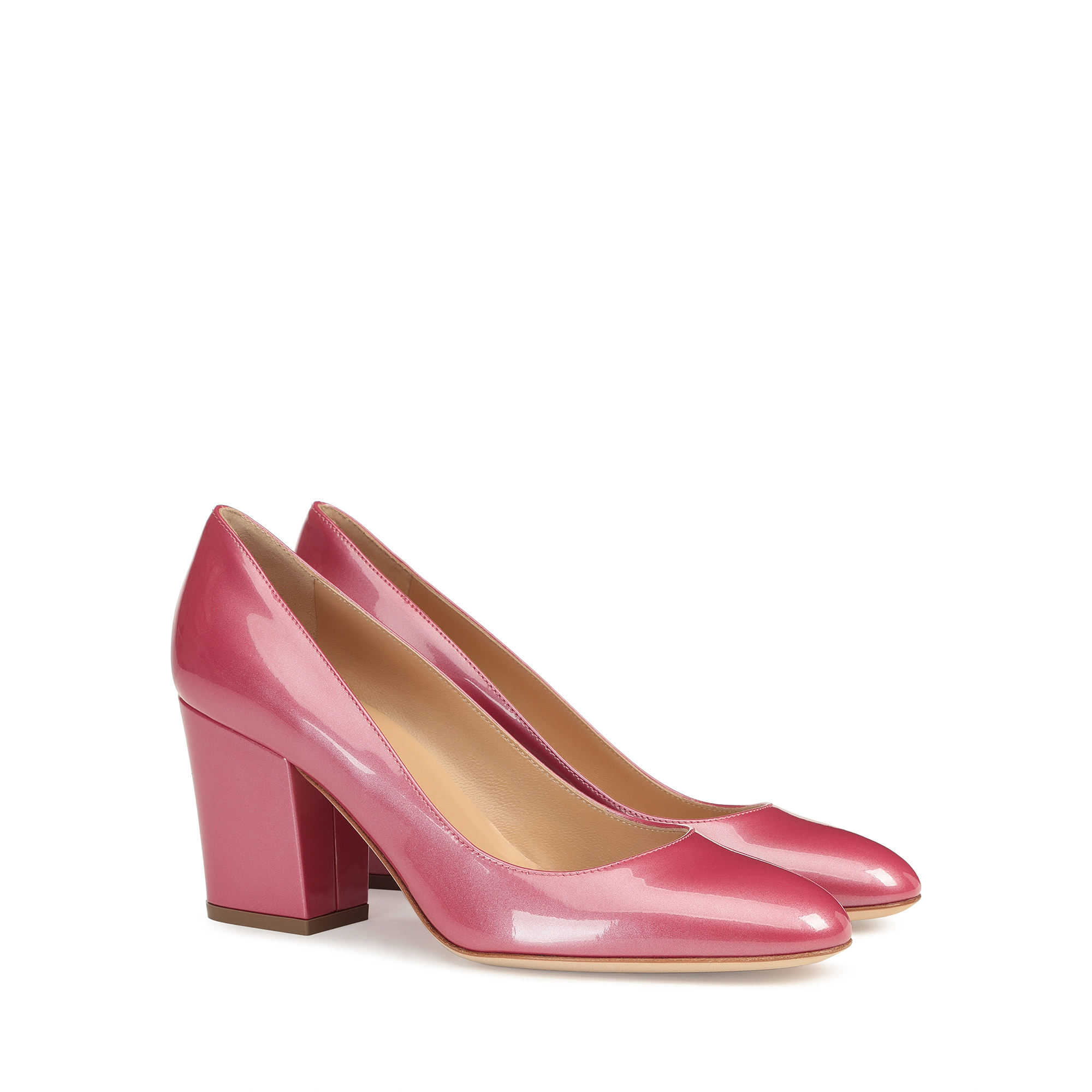 Pumps Red Mid heel: 75mm, Virginia - Pumps Cyclamen | Sergio