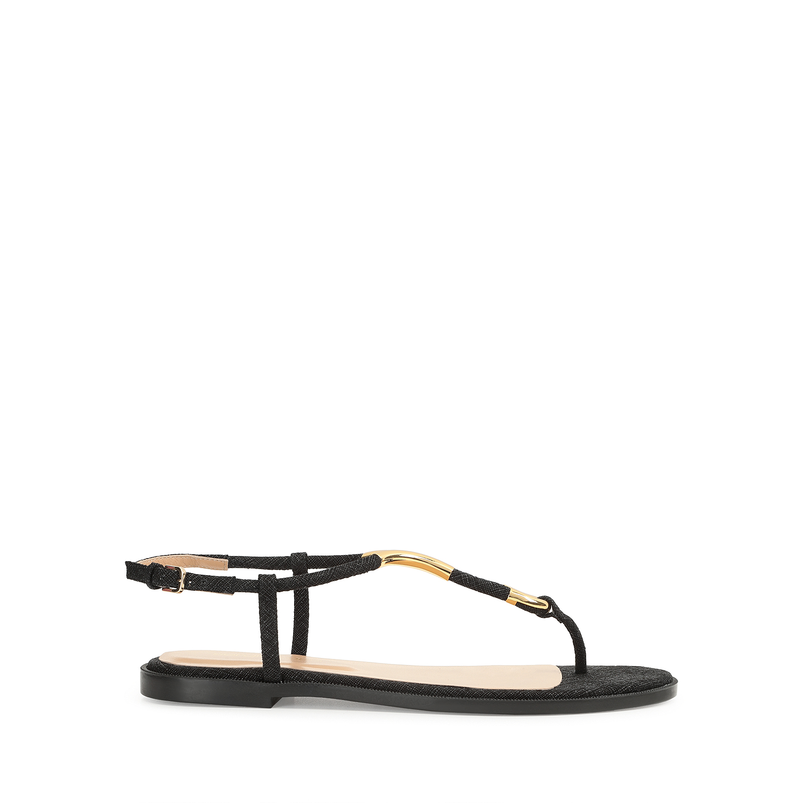 サンダル・ミュール Sergio Rossi SR Twist Flat Sandal  Nero サンダル ブラック ローヒール: 25mm, sr Nora | Sergio Rossi