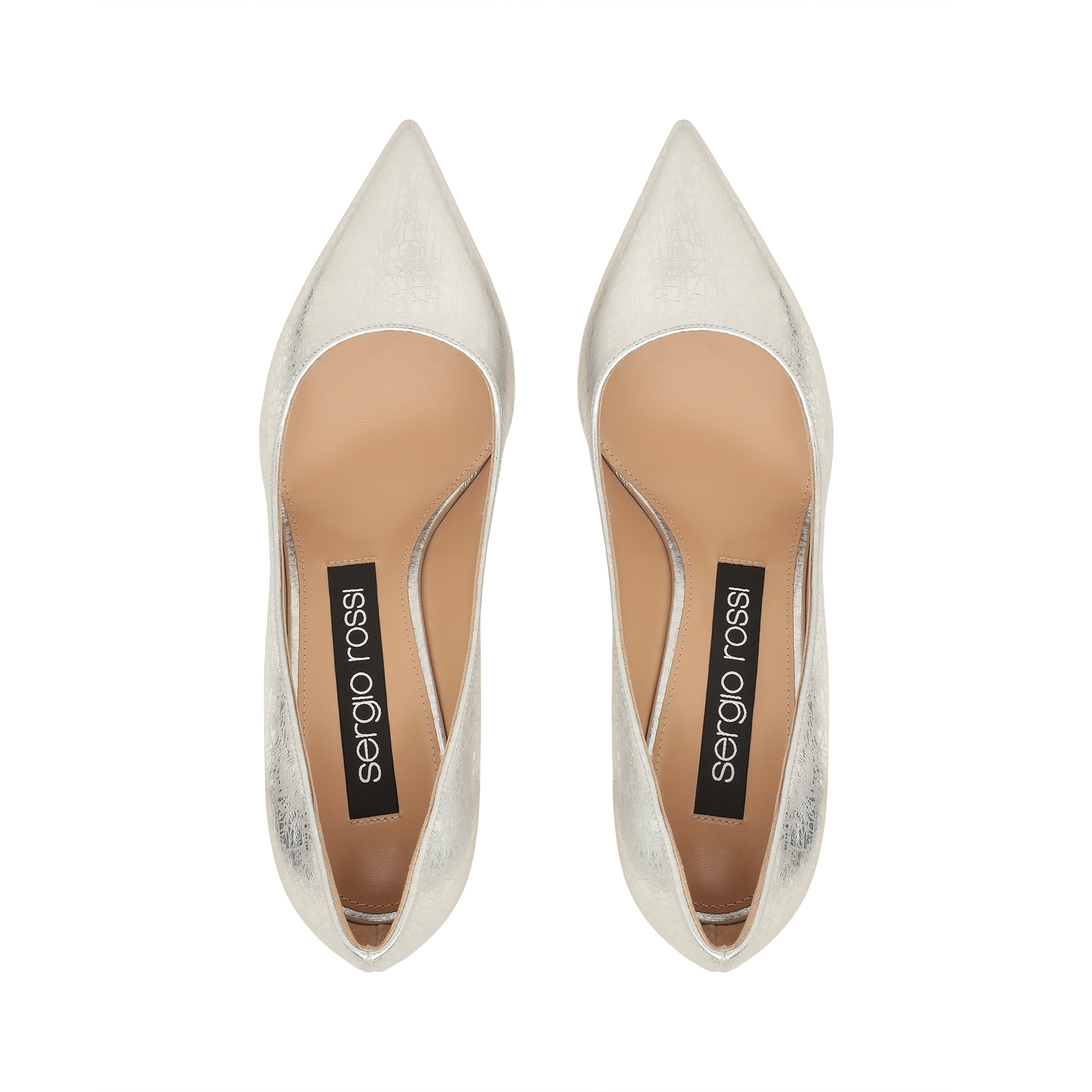 パンプス グレー ミッドヒール: 75mm, Godiva - Pumps Silver