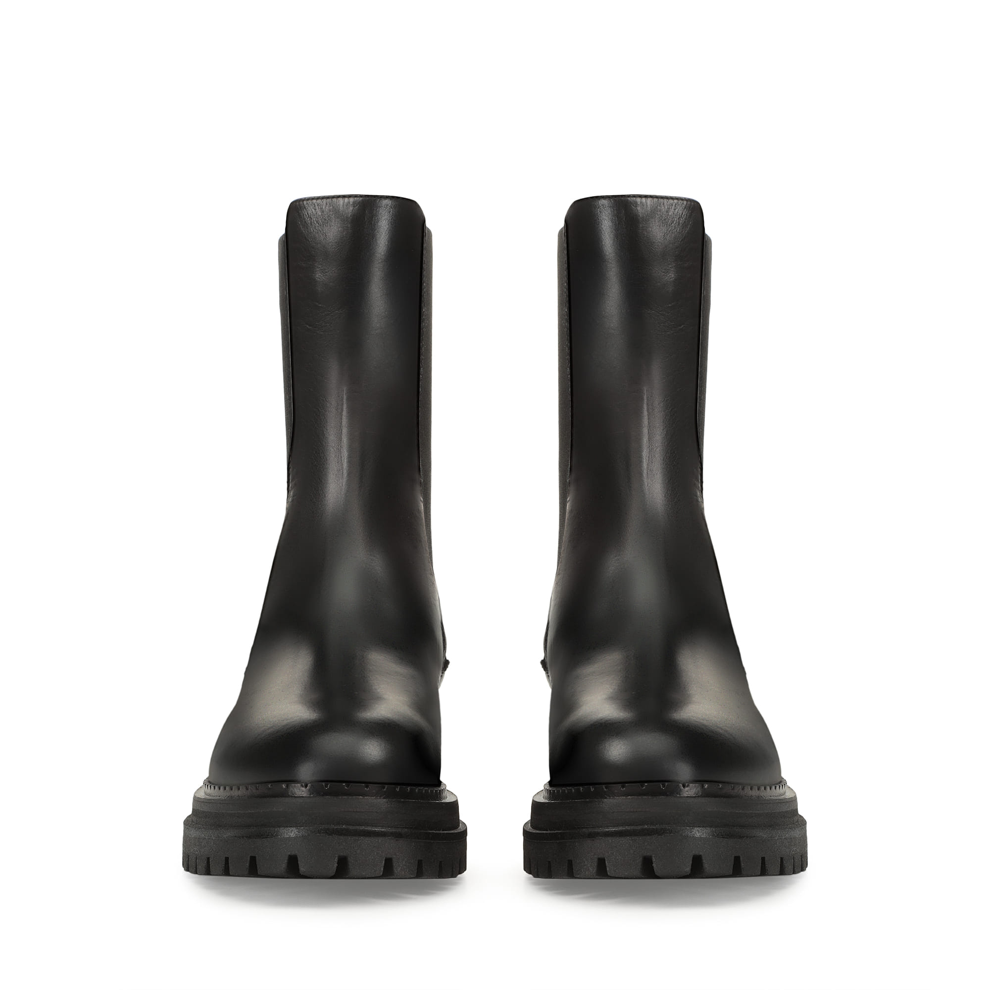 ブーティ ブラック ローヒール: 15mm, sr Joan - Booties Black