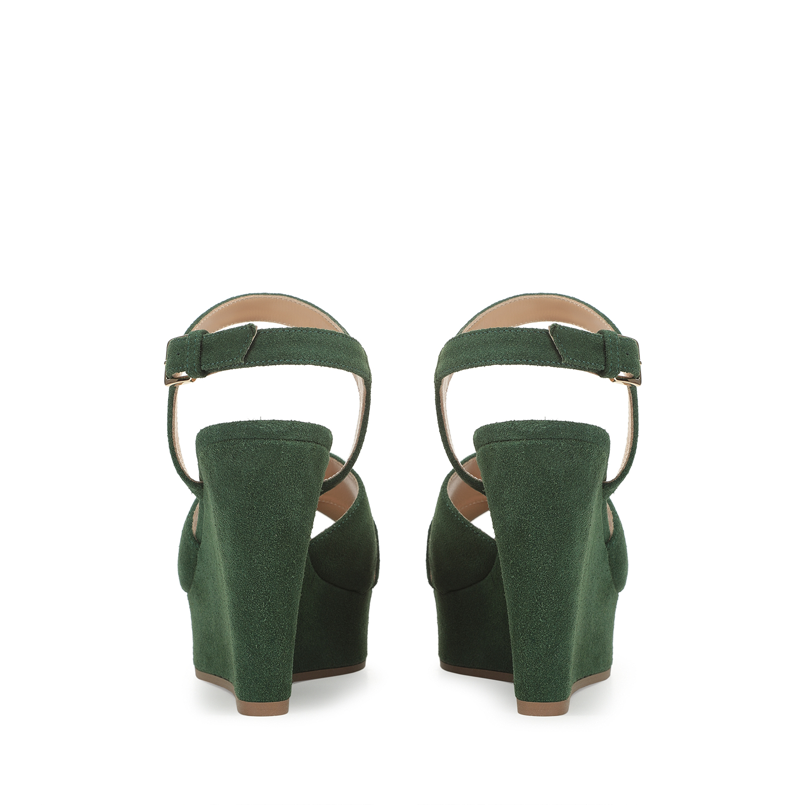 直営店‐Sergio Rossi‐ Sr pantelleria 75mm スエード パンプス Wedges Yellow Mid heel: 75mm, Sr Pantelleria | Sergio Rossi