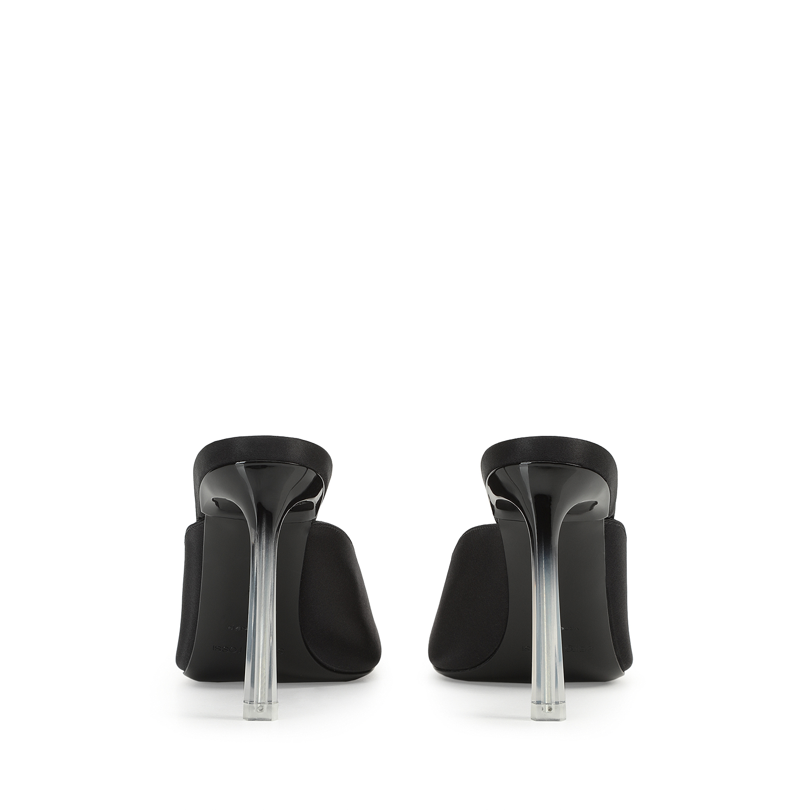 【Sergio Rossi】Sr Liya サンダル ピープトゥ マゼンタ 95mm Sandals Black High heel: 95mm, sr Liya - Sandals Black