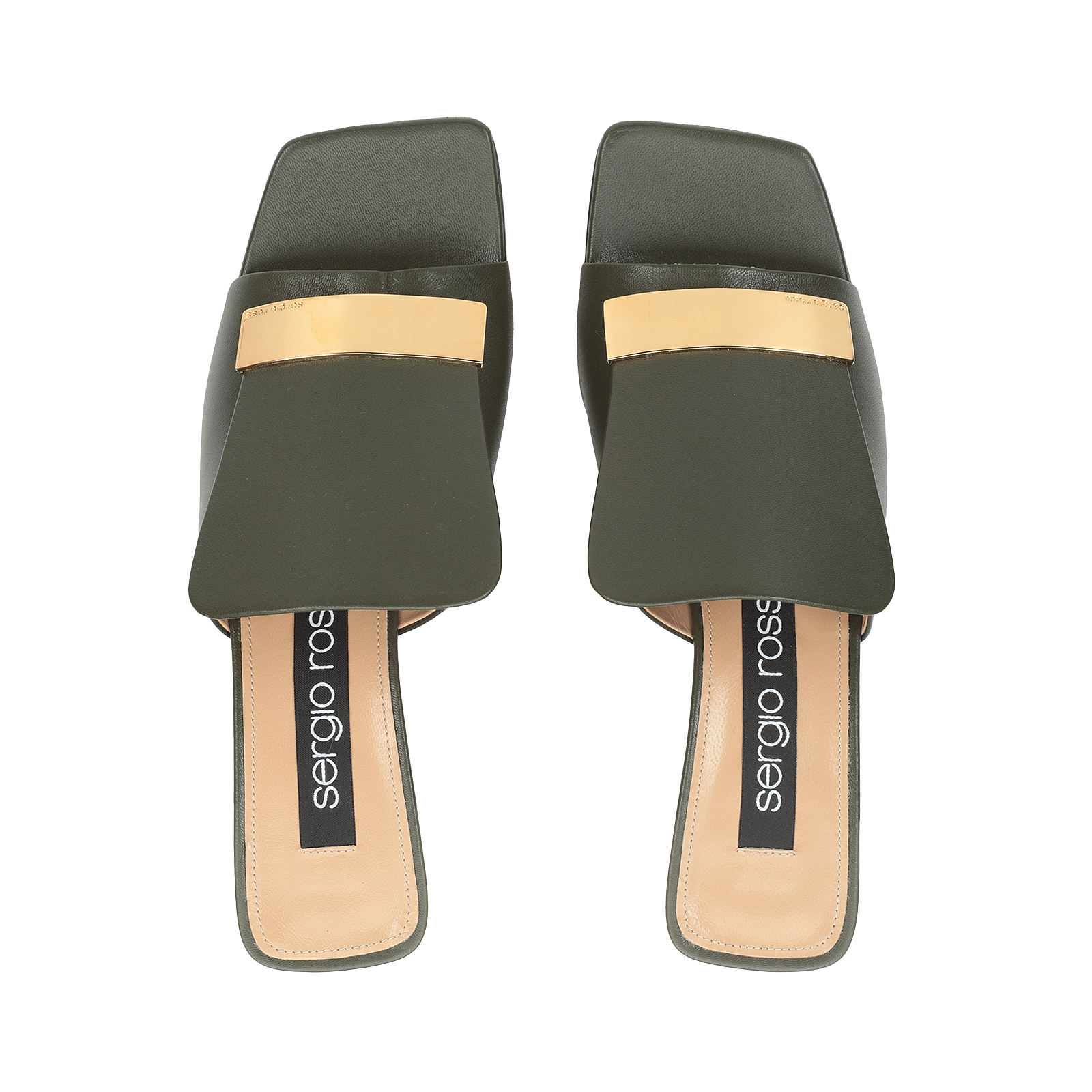 SERGIO ROSSI Sr1 Sabot HH 75 mm ミュール Sergio Rossi 75mm Sr1 Pumps | Blue | FARFETCH AE