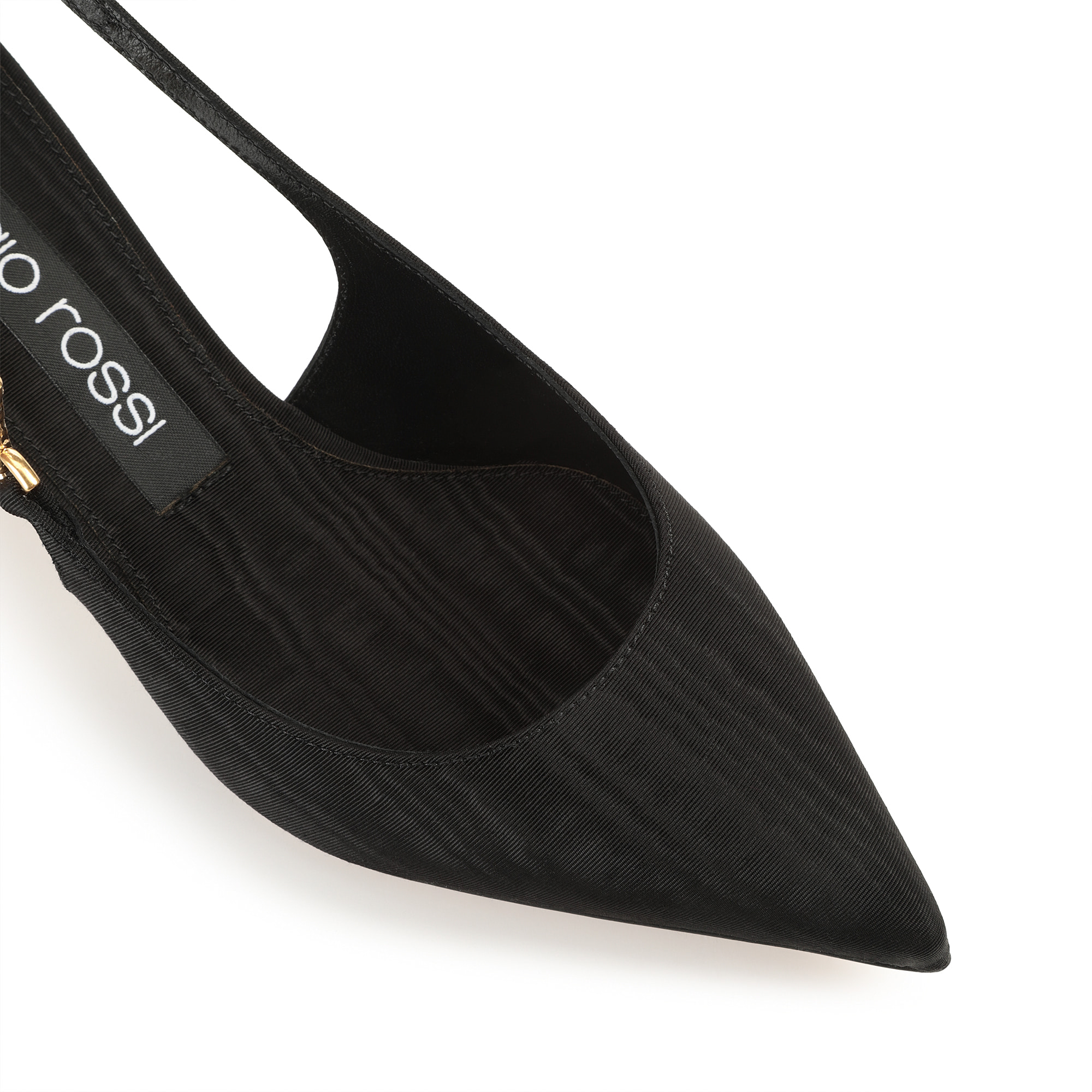 【直営店】sr Sea Scale - Slingbacks スリングバック 2色 スリングバック ブラック ミッドヒール: 50mm, sr Sea Scale