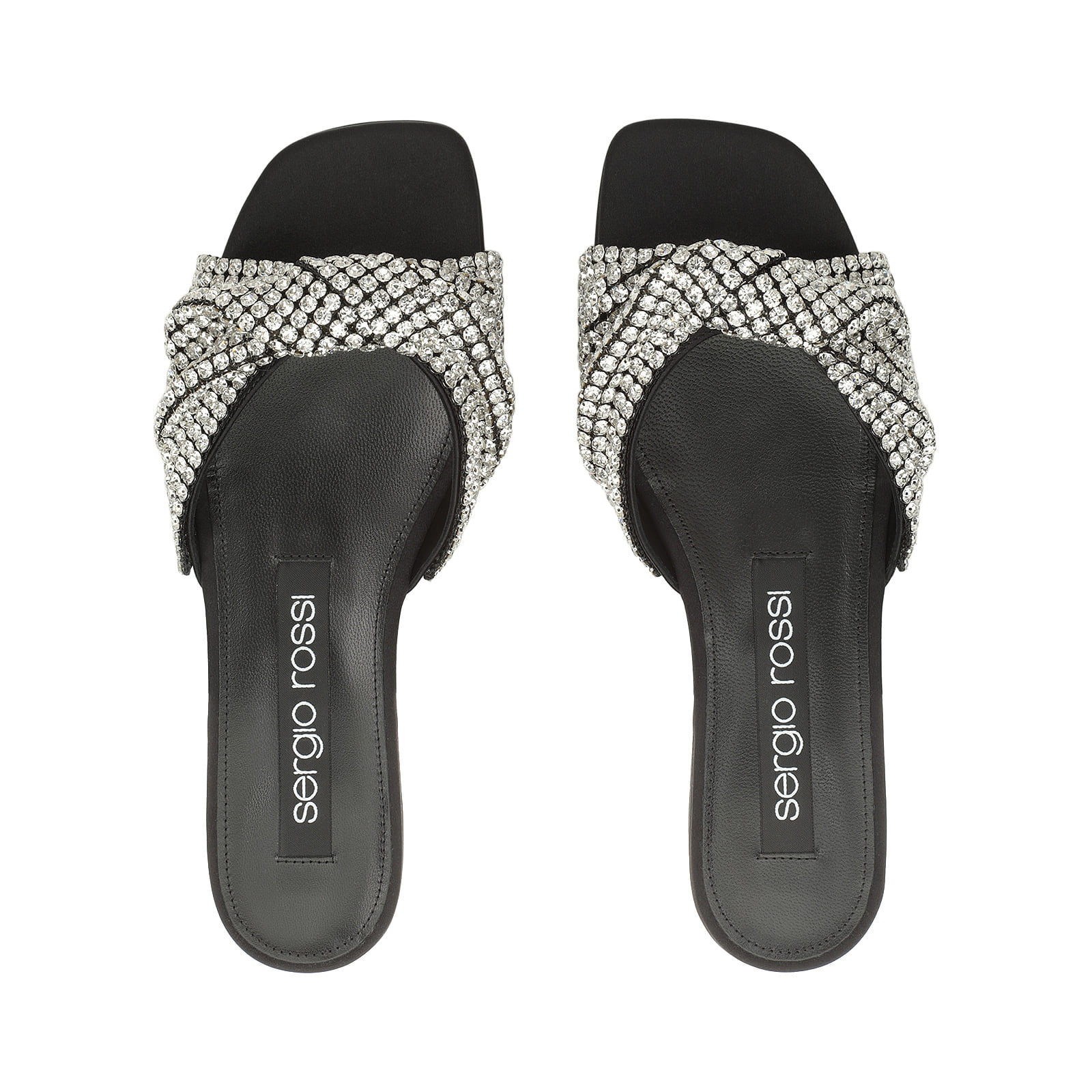 サンダル ブラック ローヒール: 15mm, sr Evangelie - Sandals