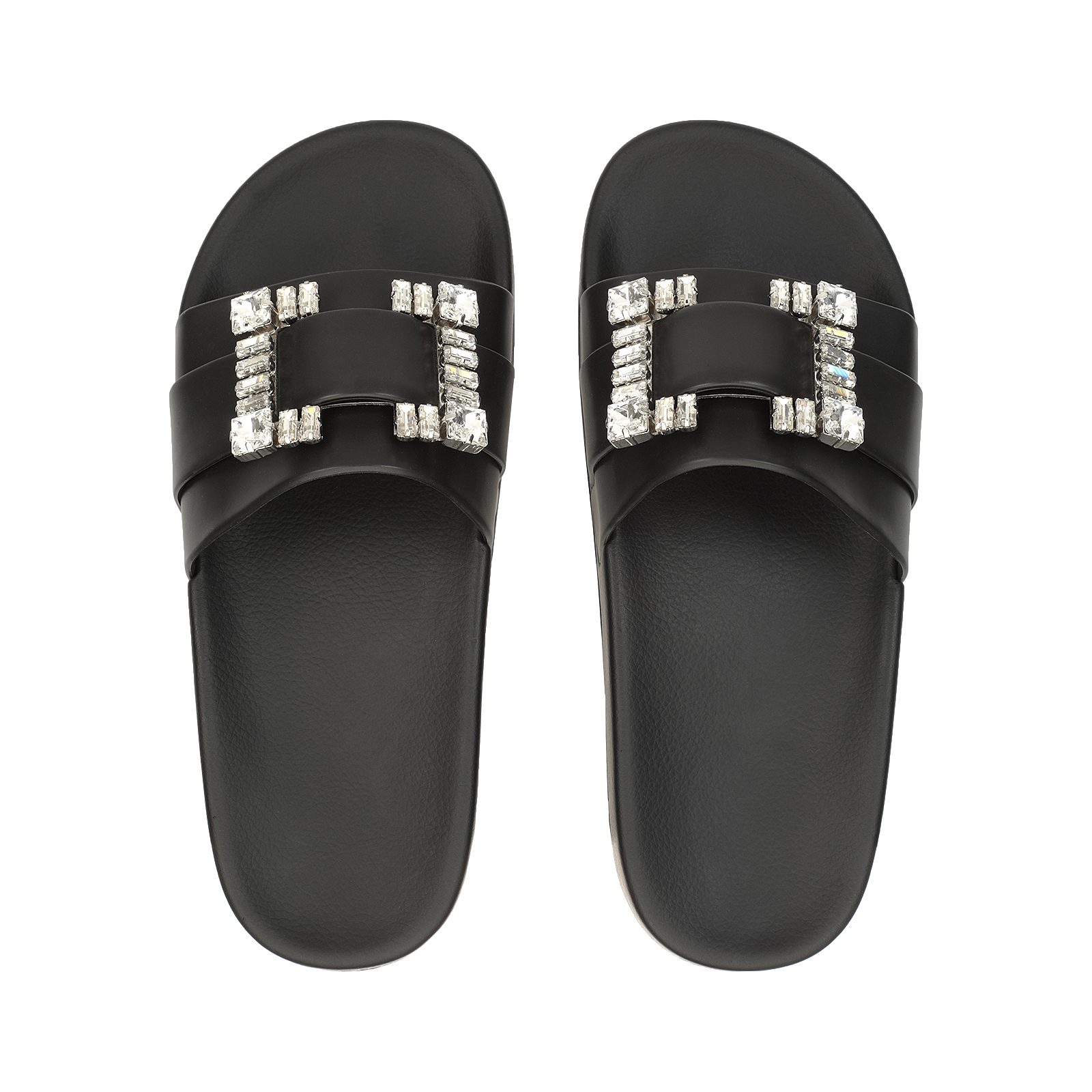 サンダル ブラック フラット: 10mm, sr Jelly - Sandals Black 