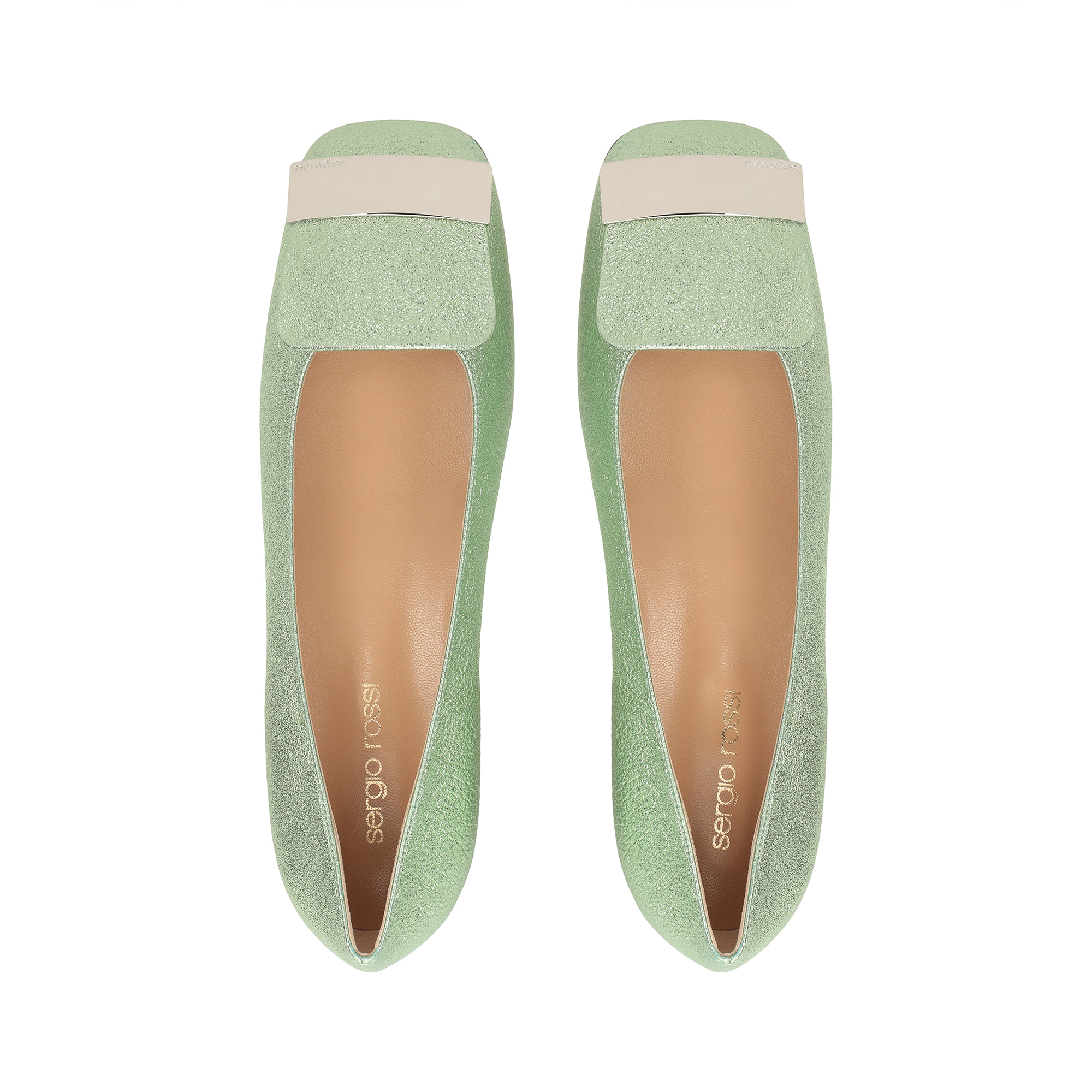 Ballerinas Green Low heel: 15mm, sr1 Ballerina | Sergio Rossi Ballerinas Green Low heel: 15mm, sr1 Ballerina | Sergio Rossi